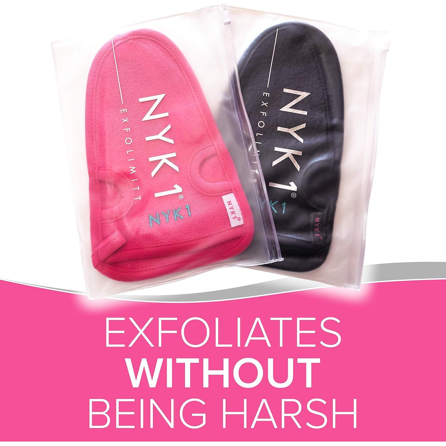 Guante Exfoliante NYK1 Rosa - Microdermoabrasión en Casa