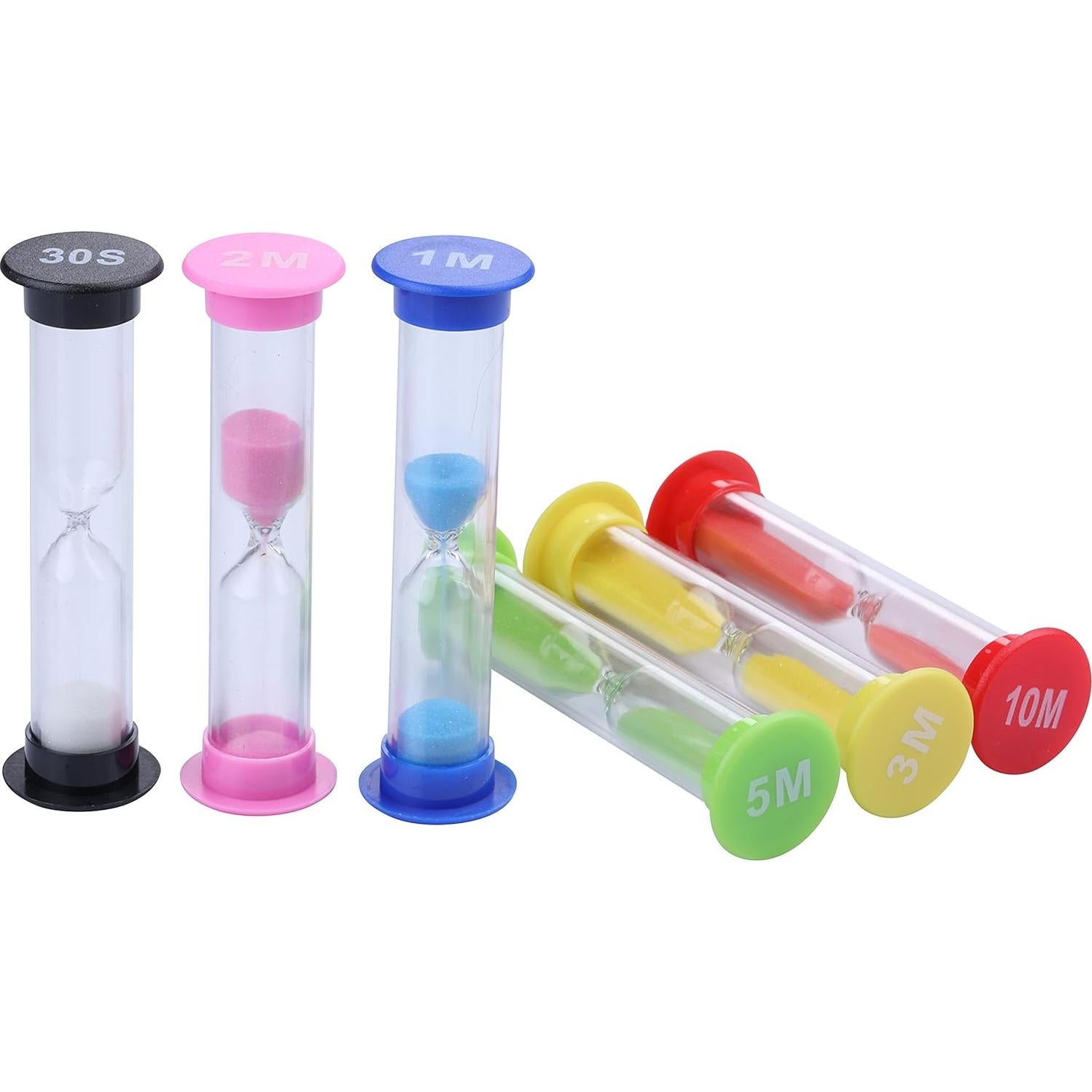 Temporizador de Arena I-MART Paquete de 6 Colores Variados