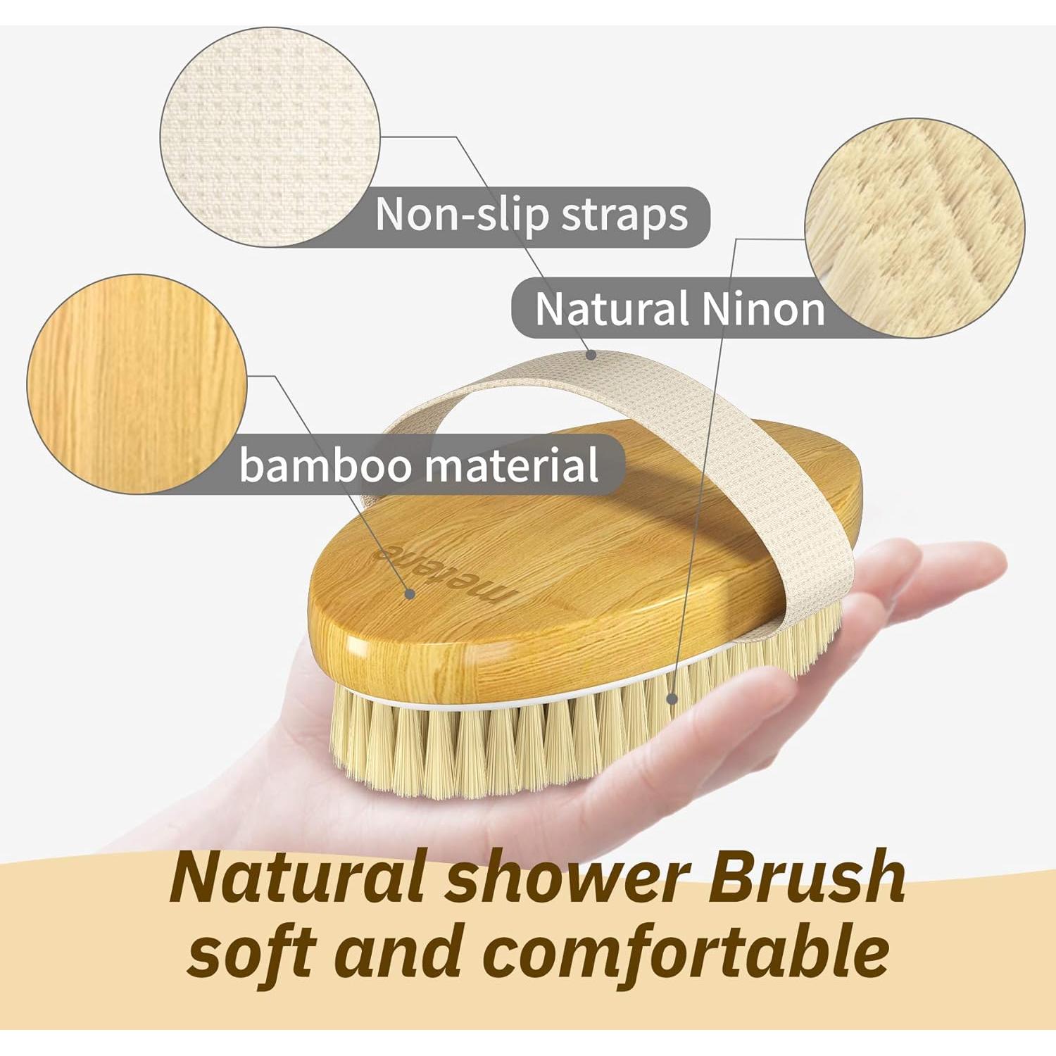 Cepillo Corporal Metene con Cerdas Naturales - 2 Piezas