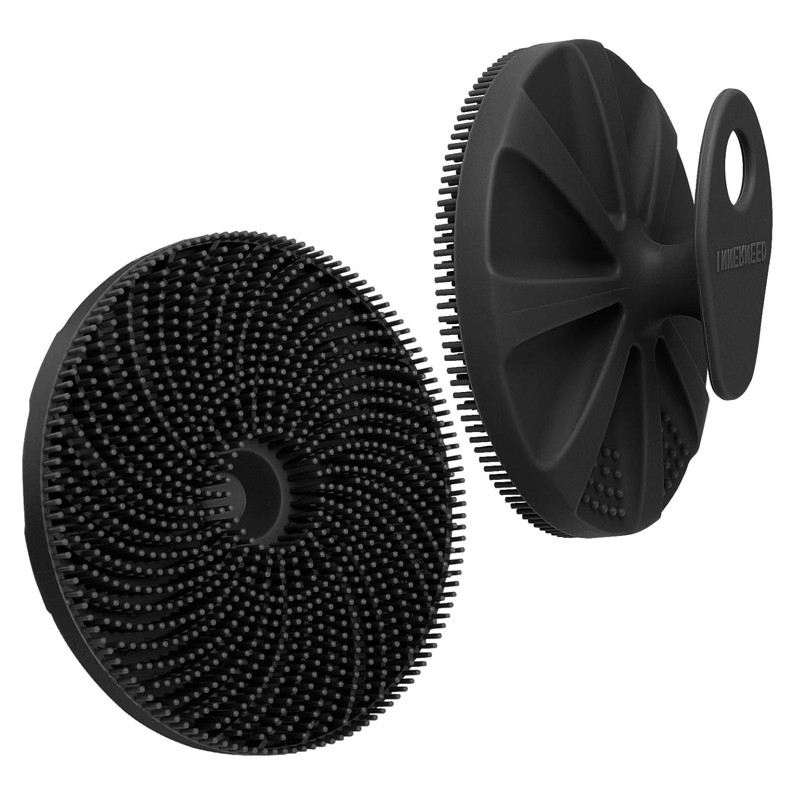 Cepillo Exfoliante de Silicona INNERNEED Negro 10,67 cm