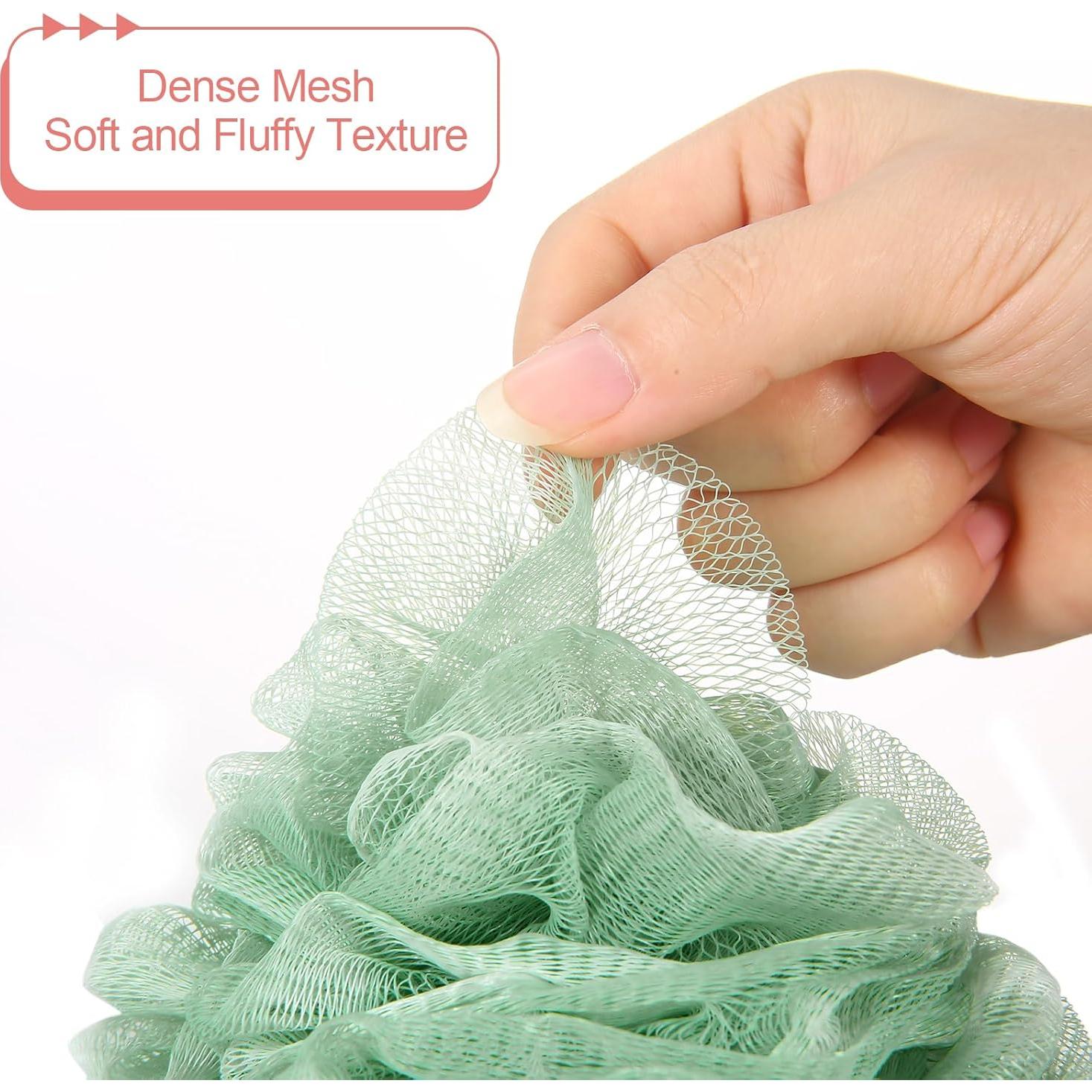 Paquete de 4 esponjas de lufa GoWorth exfoliantes 11,43 cm