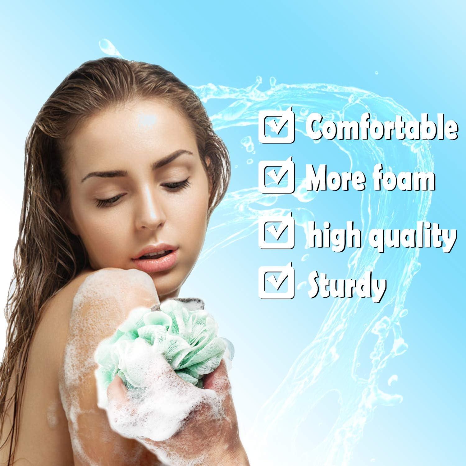 Paquete de 4 esponjas de lufa GoWorth exfoliantes 11,43 cm