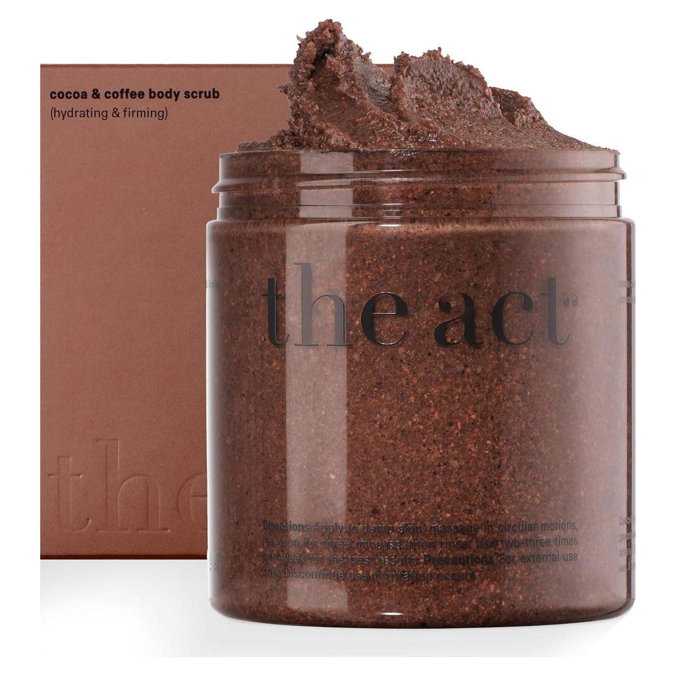 Exfoliante Corporal The Act 300g Cacao y Café Vegano