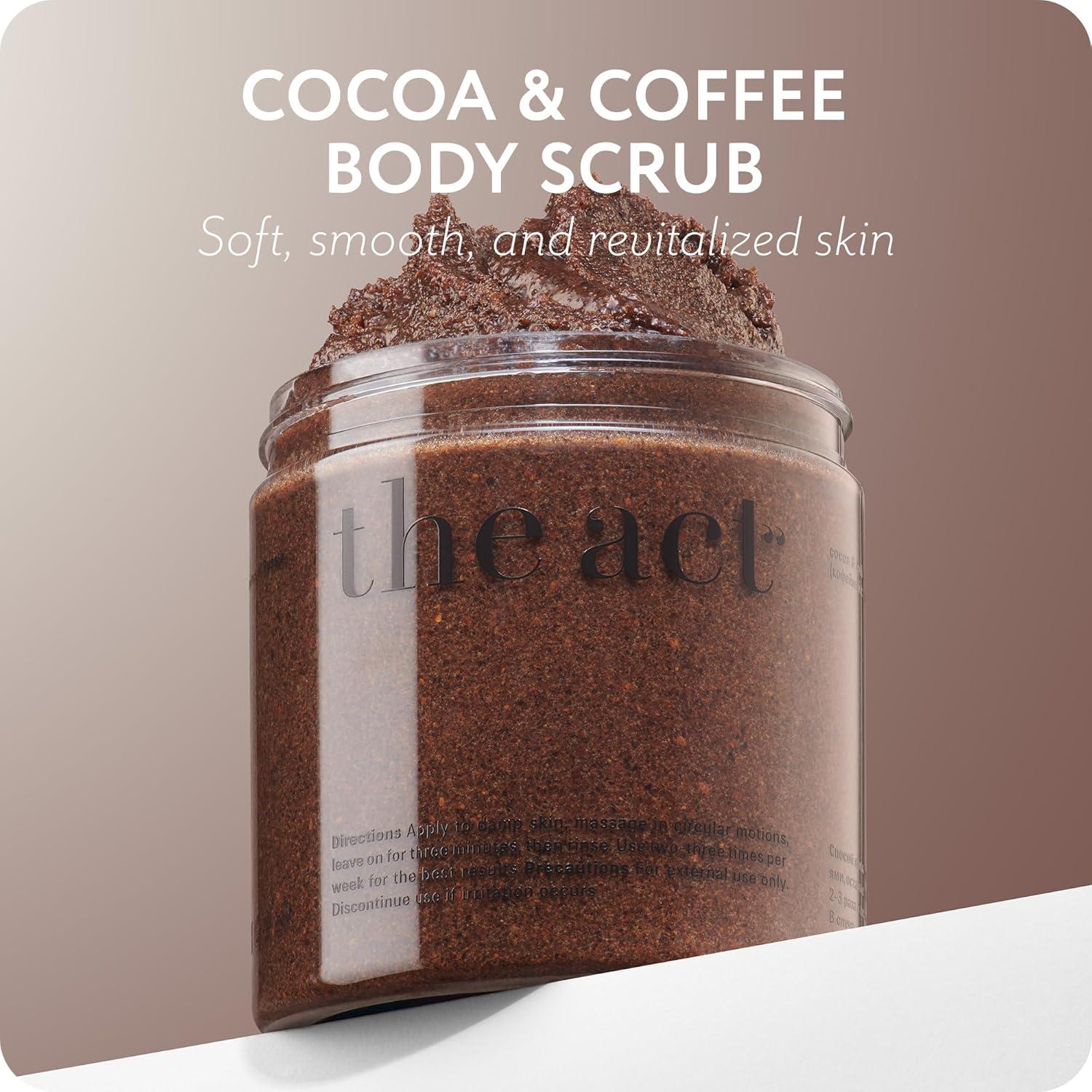 Exfoliante Corporal The Act 300g Cacao y Café Vegano