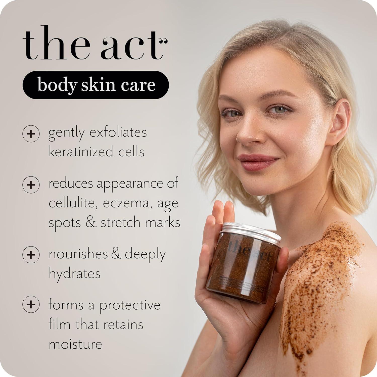 Exfoliante Corporal The Act 300g Cacao y Café Vegano