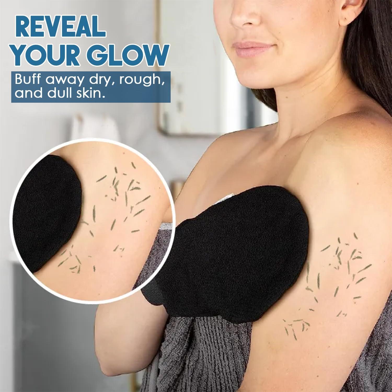 Paquete de 4 Guantes Exfoliantes Effloresce para Ducha