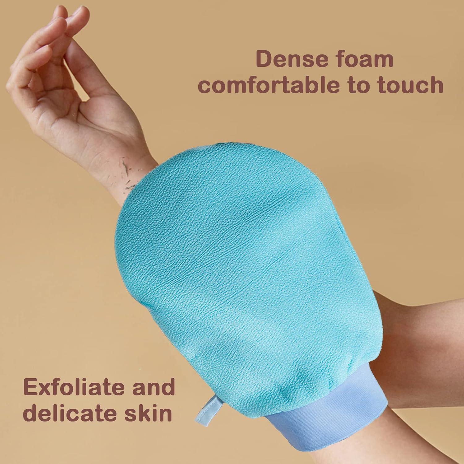 Guante Exfoliante Corporal Keesa Azul 1Pcs - Spa Coreano