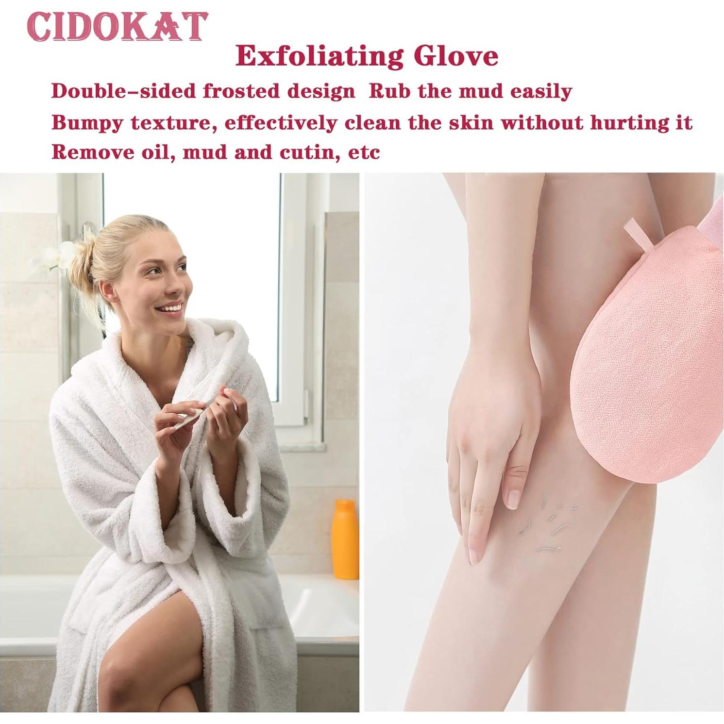 Guante Exfoliante Corporal Keesa Azul 1Pcs - Spa Coreano