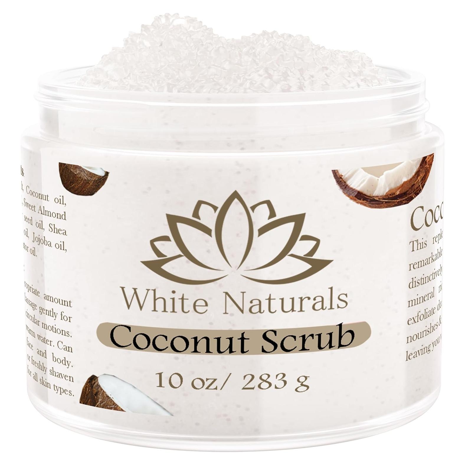 Exfoliante Corporal de Coco Orgánico White Naturals 280g