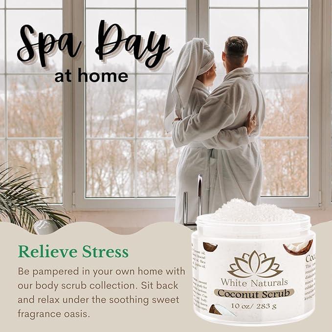 Exfoliante Corporal de Coco Orgánico White Naturals 280g