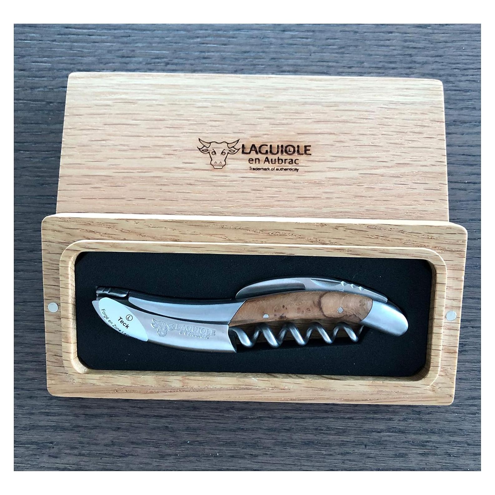 Sacacorchos de Sommelier Laguiole En Aubrac, Madera de Tejo