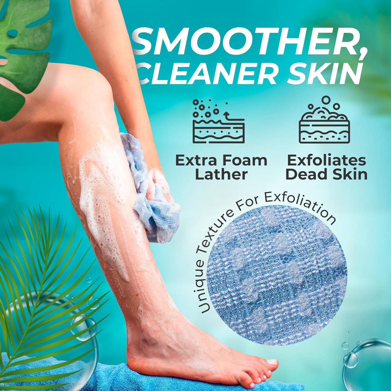 Toalla Exfoliante Bondi - Extra Larga - Hecha en Japón