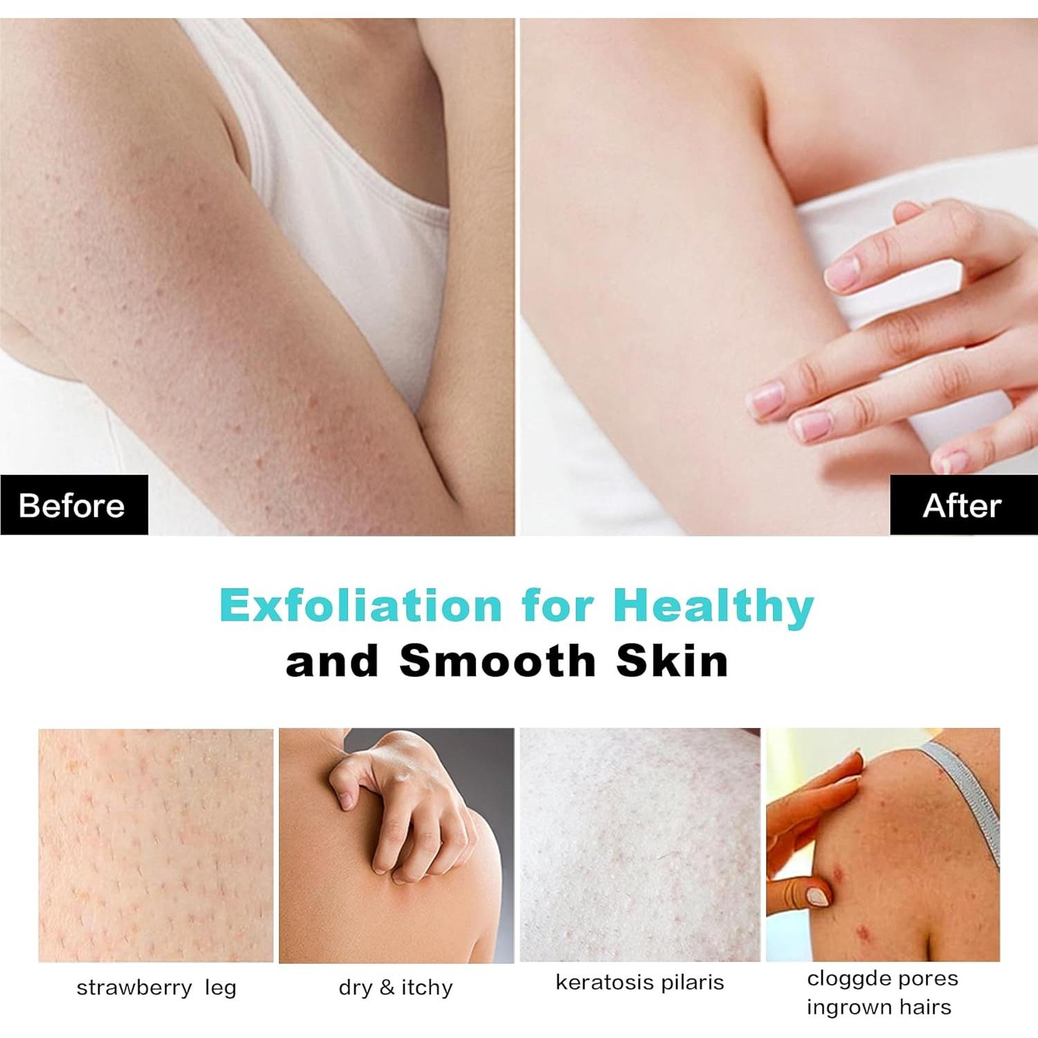 Guante Exfoliante Lusilushy Verde Doble Cara 23x13cm