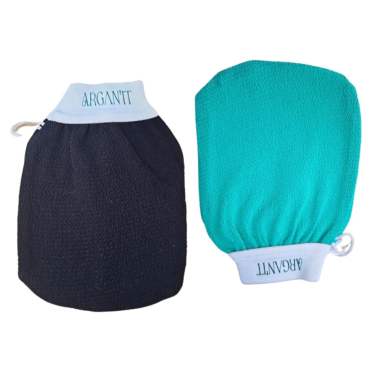 Guante Kessa Exfoliante Marroquí Argan'it Set 2 Piezas