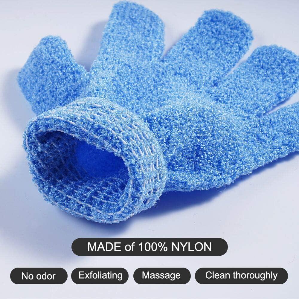 10 Pares de Guantes Exfoliantes CVNDKN 100% Nylon Ducha