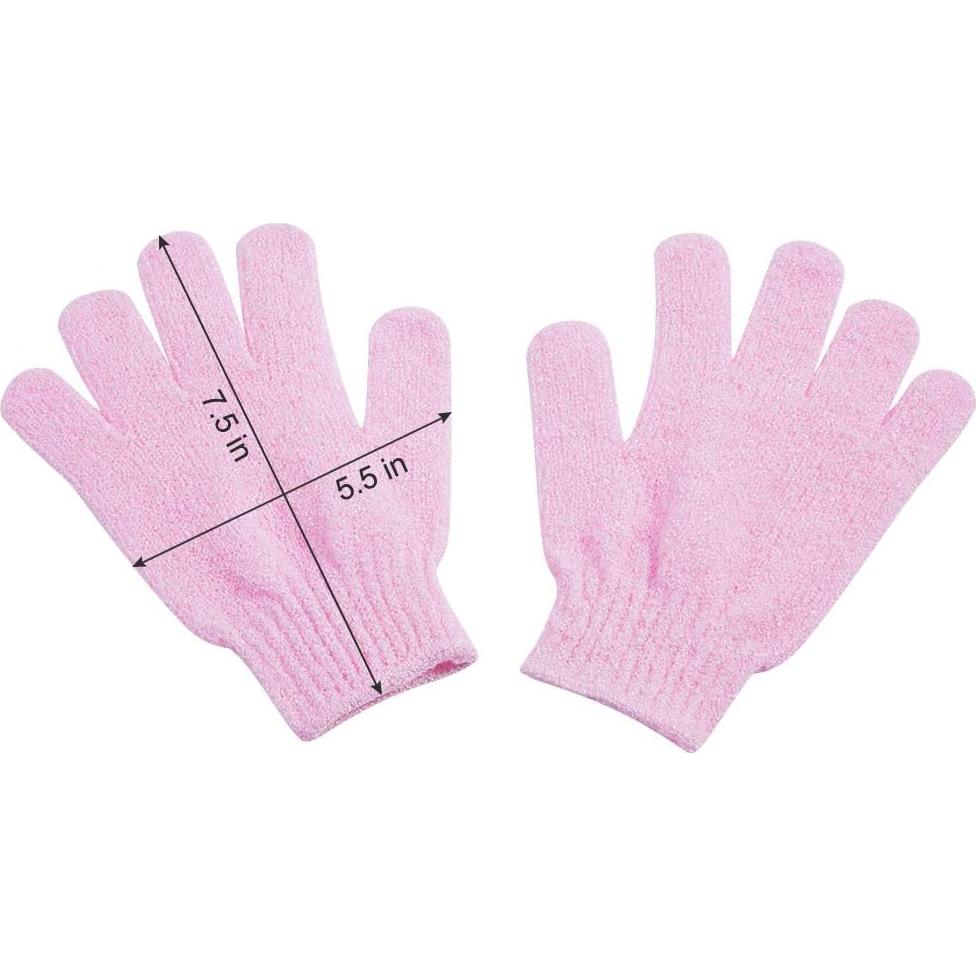 10 Pares de Guantes Exfoliantes CVNDKN 100% Nylon Ducha