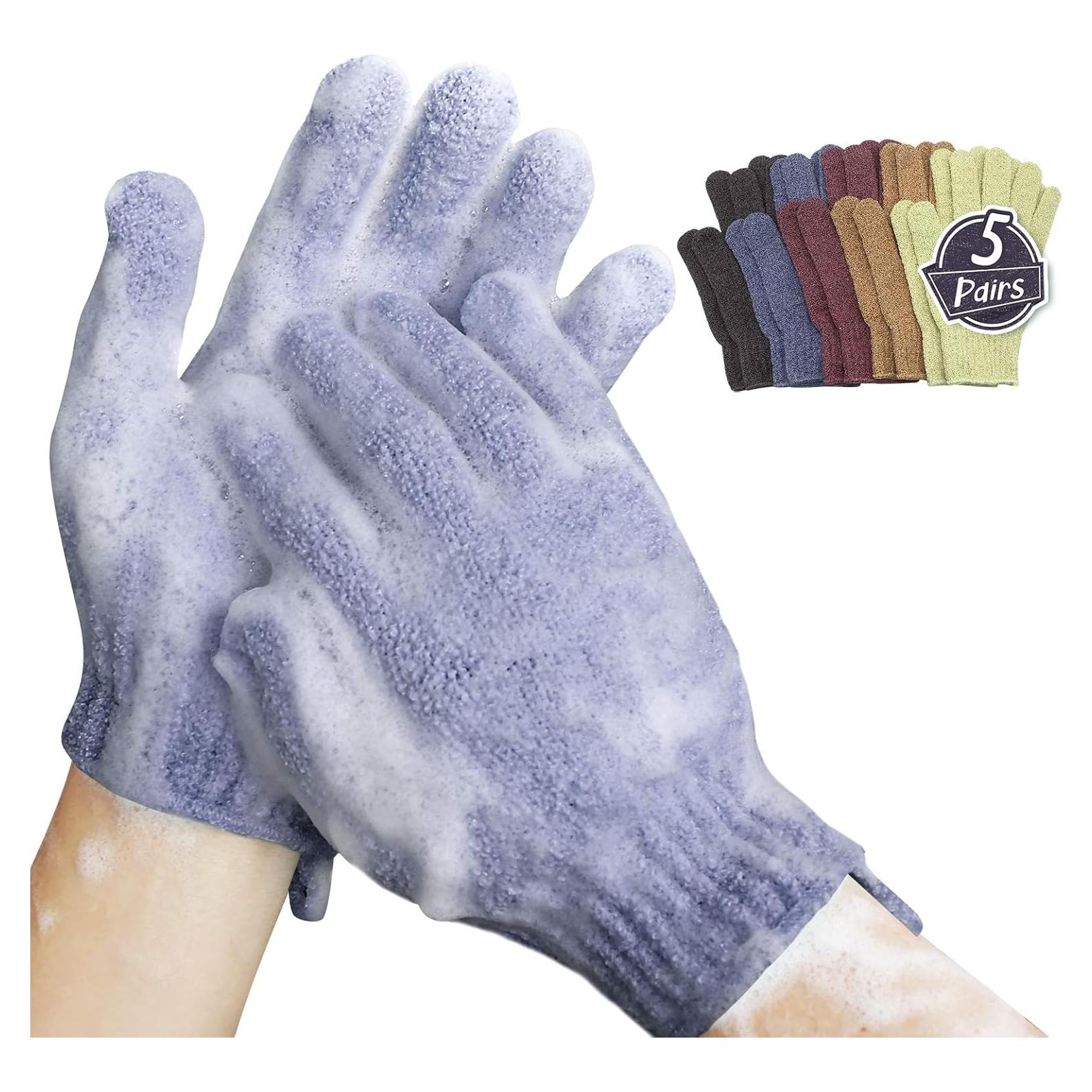 Guantes Exfoliantes MIG4U para Ducha - Limpieza Profunda