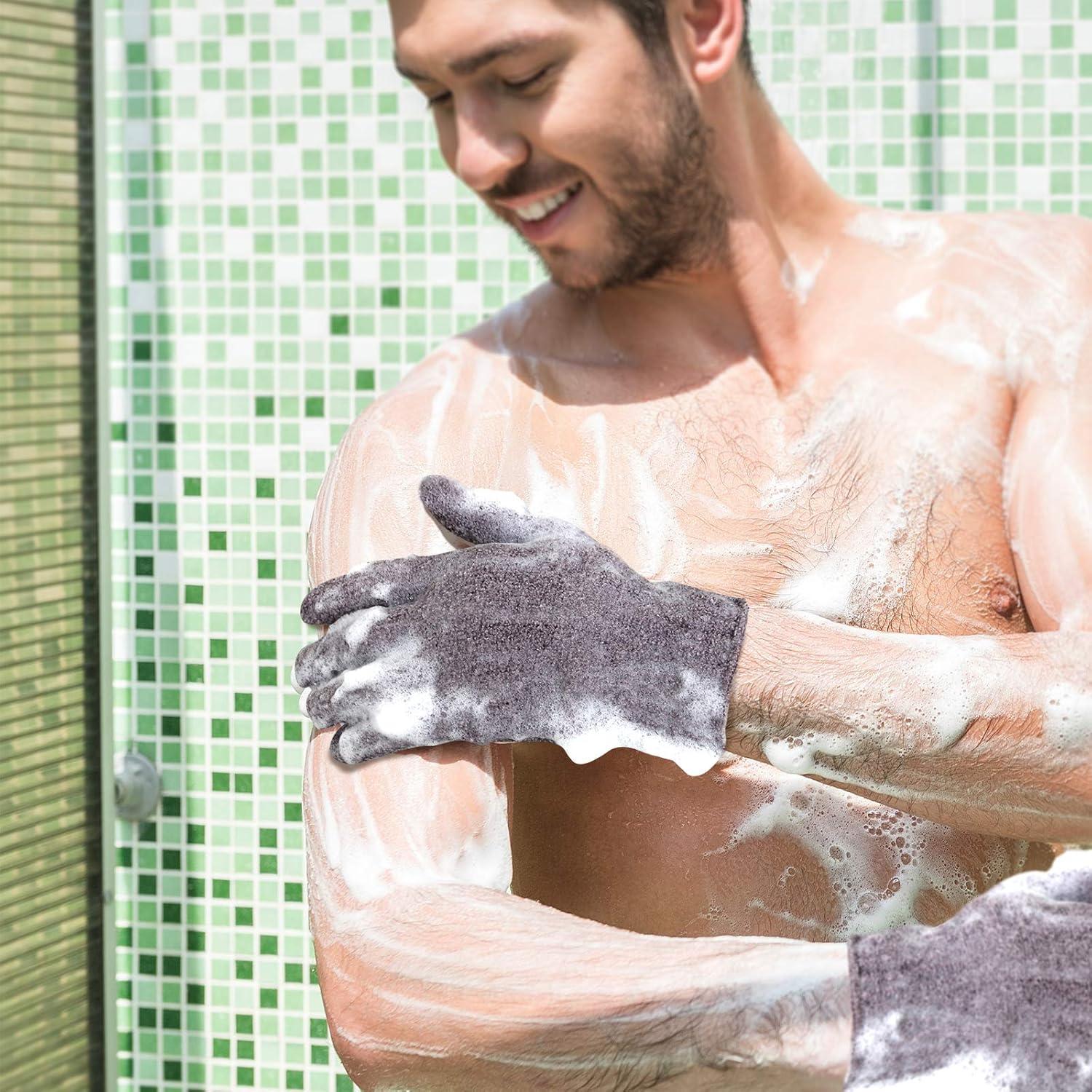 Guantes Exfoliantes MIG4U para Ducha - Limpieza Profunda