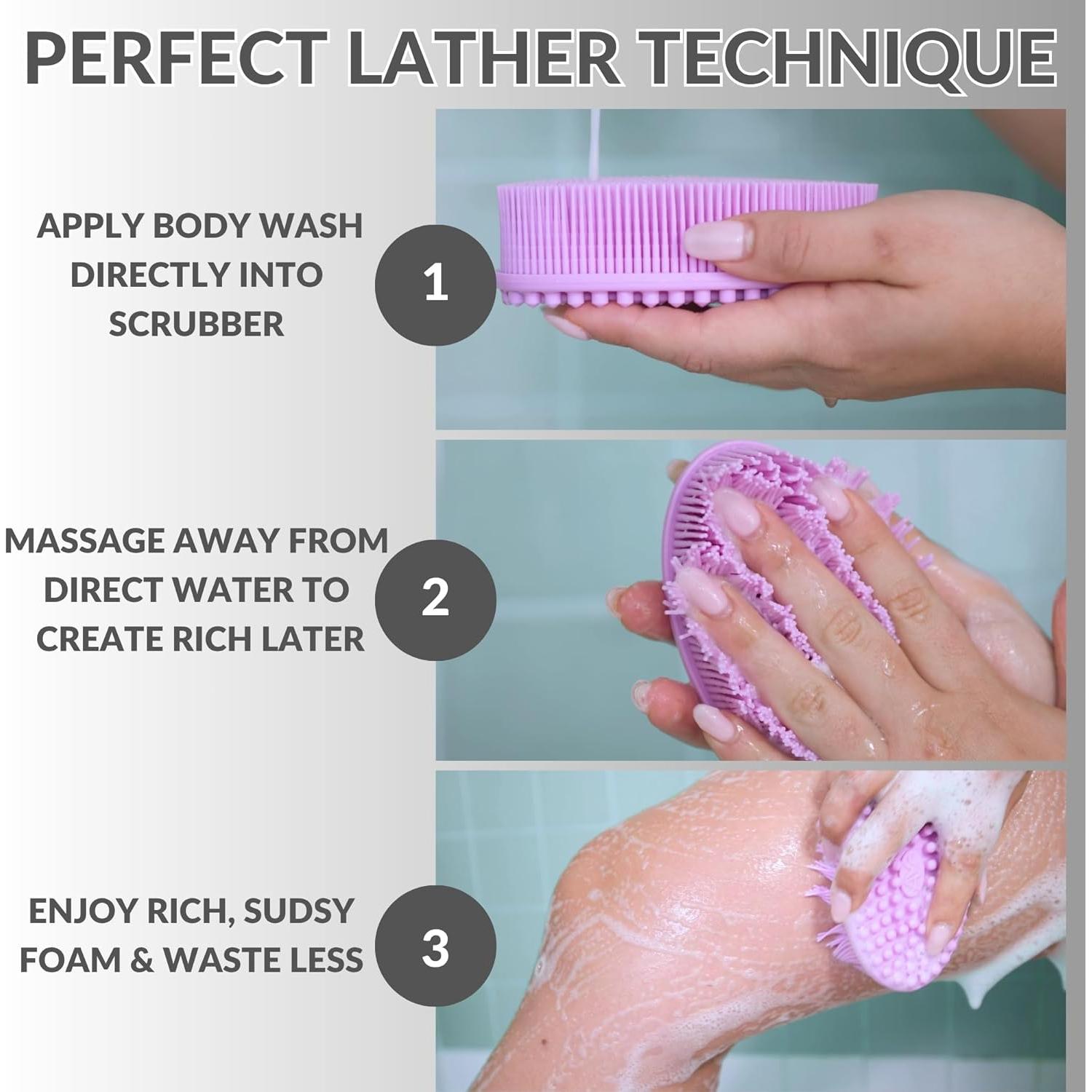 Exfoliante Corporal de Silicona Avilana con Plata - Doble Lado