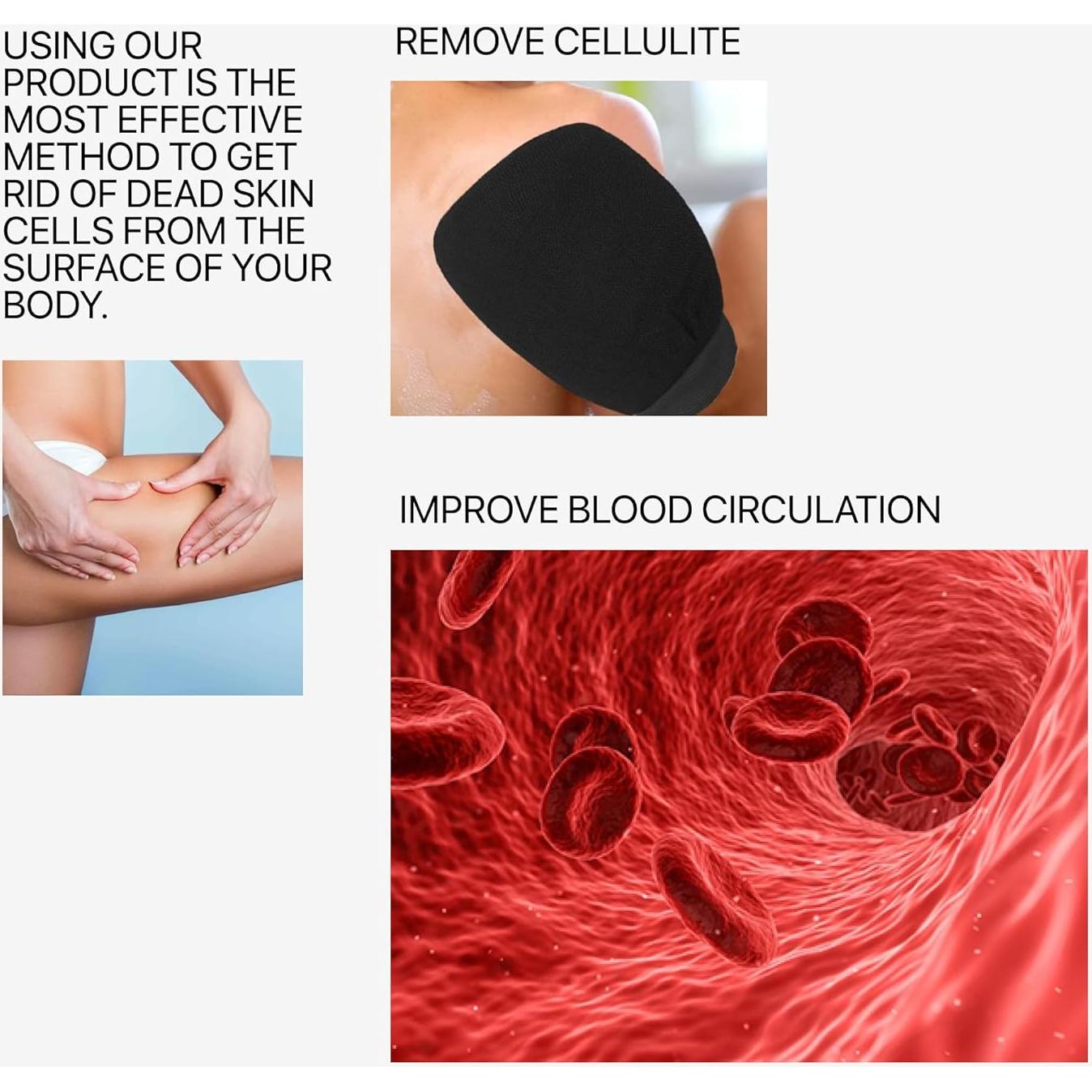 Guantes Exfoliantes de Doble Cara Yangjiang - Fibra Viscosa