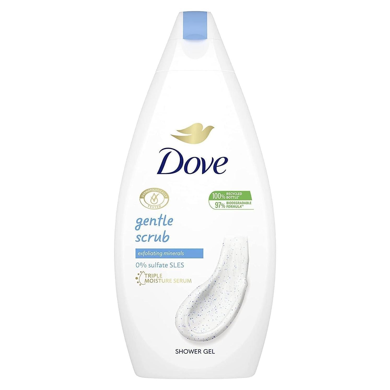 Gel de Ducha Exfoliante Suave Dove 500 ml Nutrium