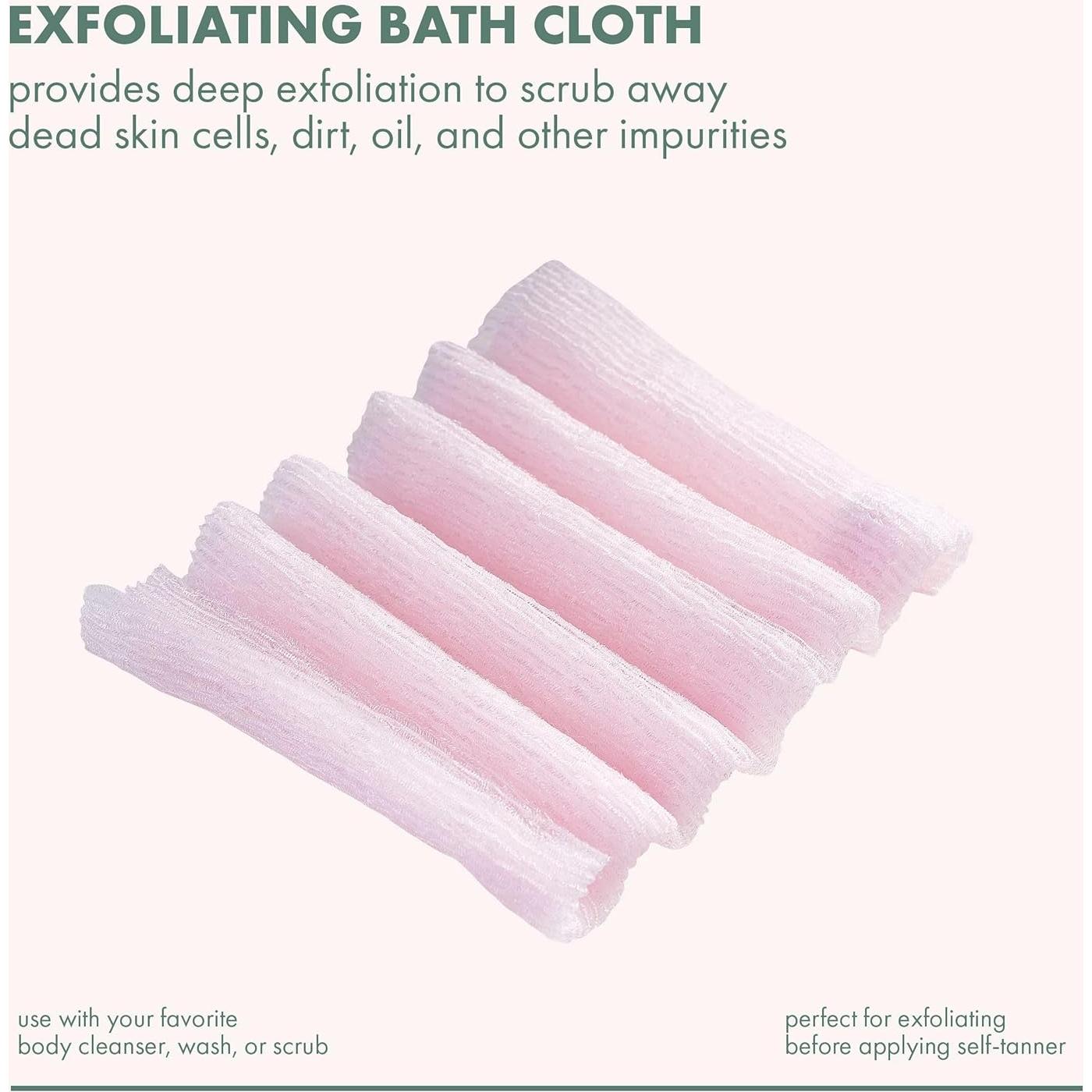 Paño Exfoliante EcoTools 91 cm Ecológico Rosa - 6 Unidades