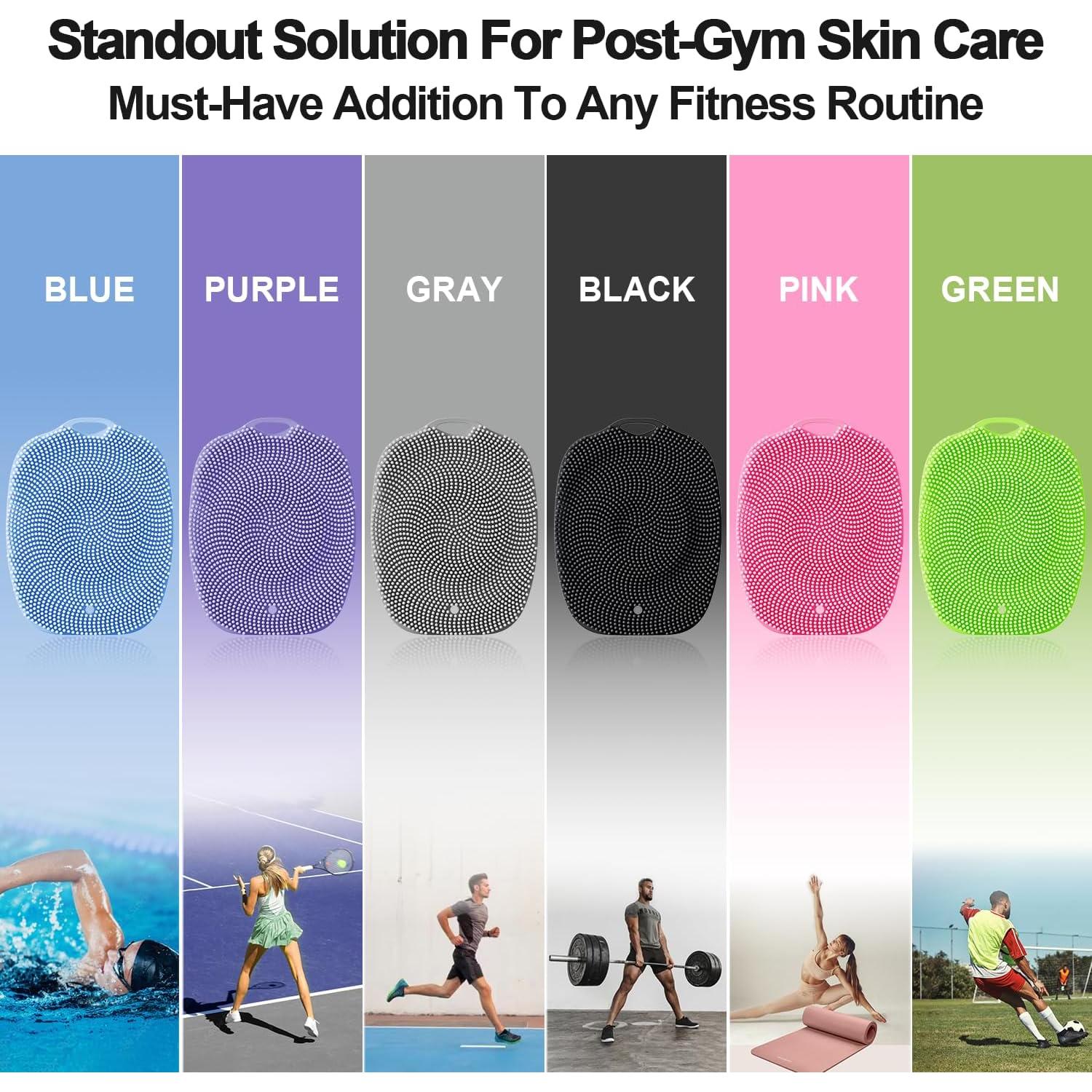 Cepillo de Baño de Silicona COLGEIFY Rosa 10 cm Exfoliante