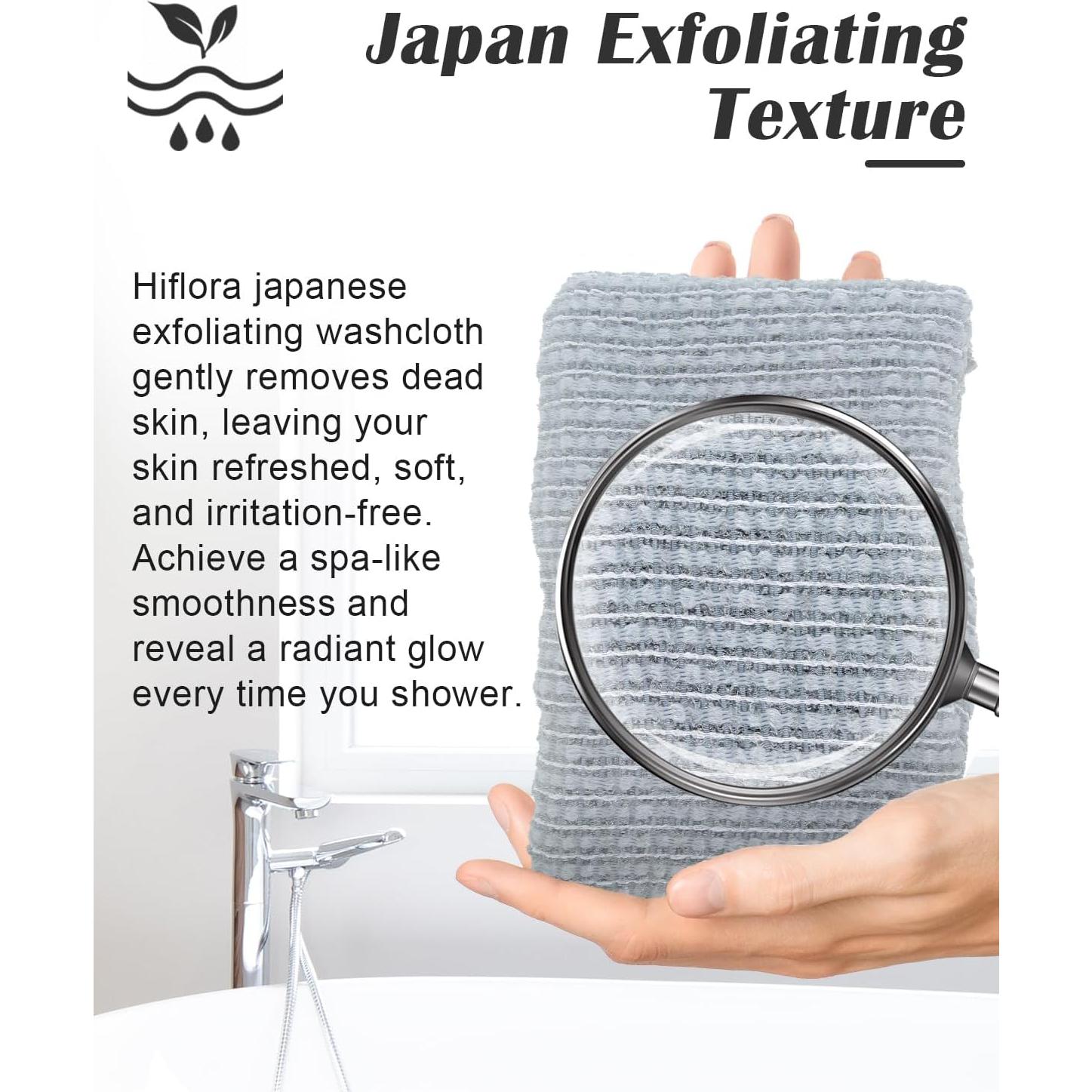 Toalla Exfoliante Hiflora Ducha Super Duro 2,54x0,51cm