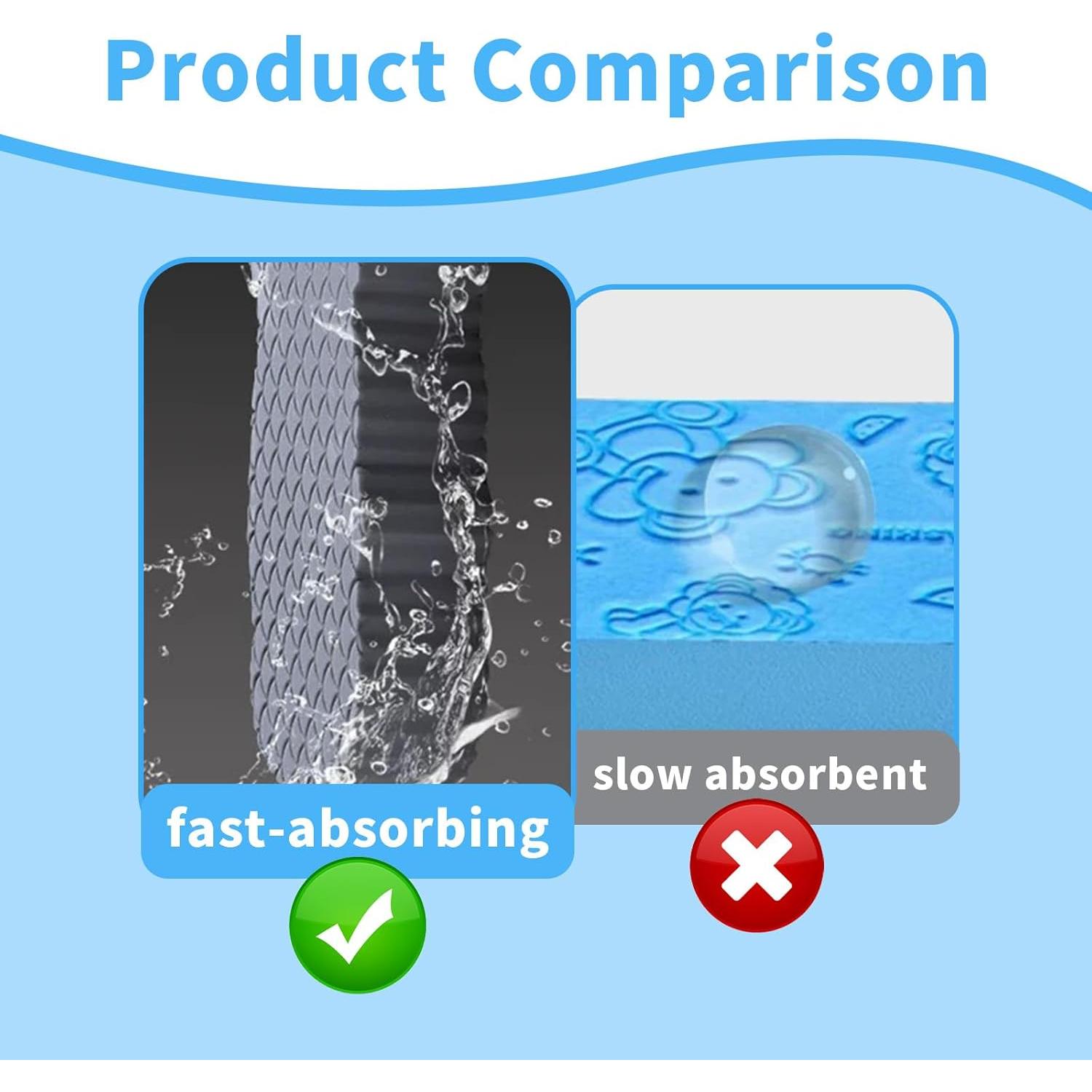 Esponjas de Baño Exfoliantes Suaves 4 Pcs Luffa