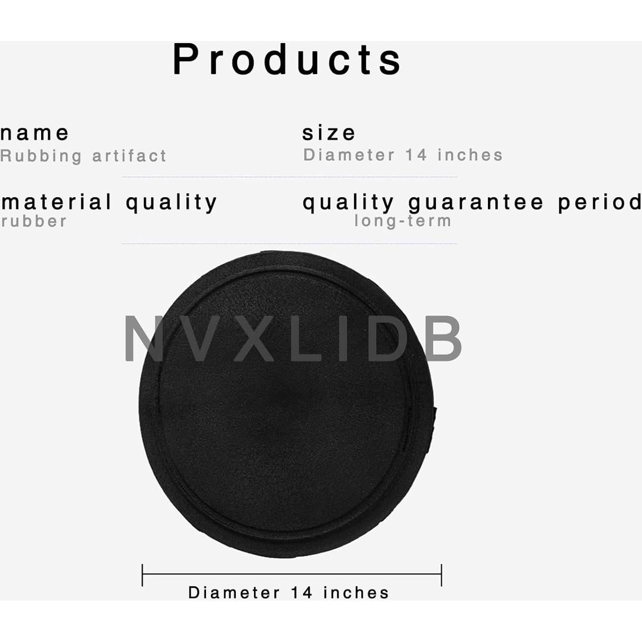 Guantes Exfoliantes de Goma Natural NVXLIDB - Paquete de 2