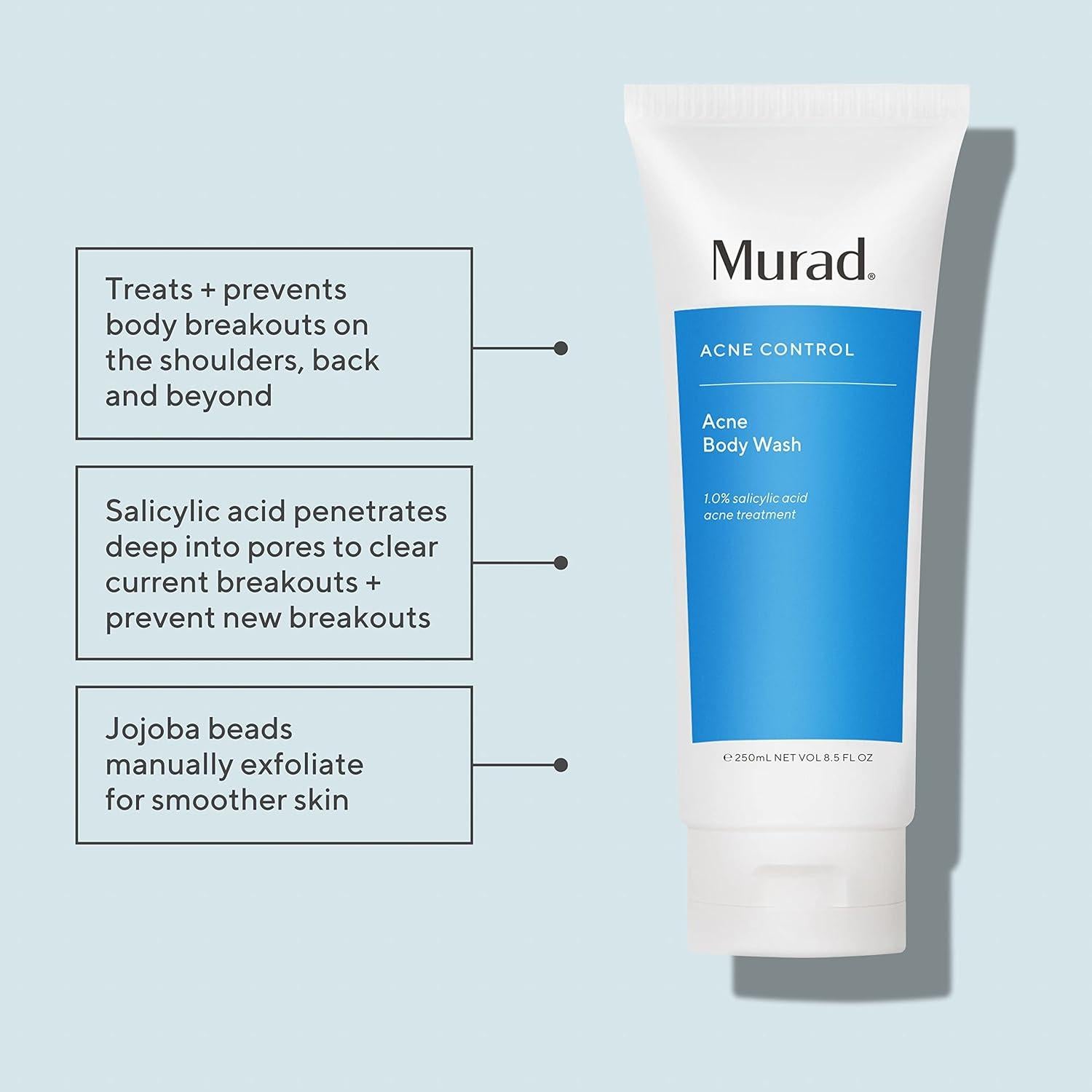 Murad Lavado Corporal Acné 240 ml - Exfoliante Piel