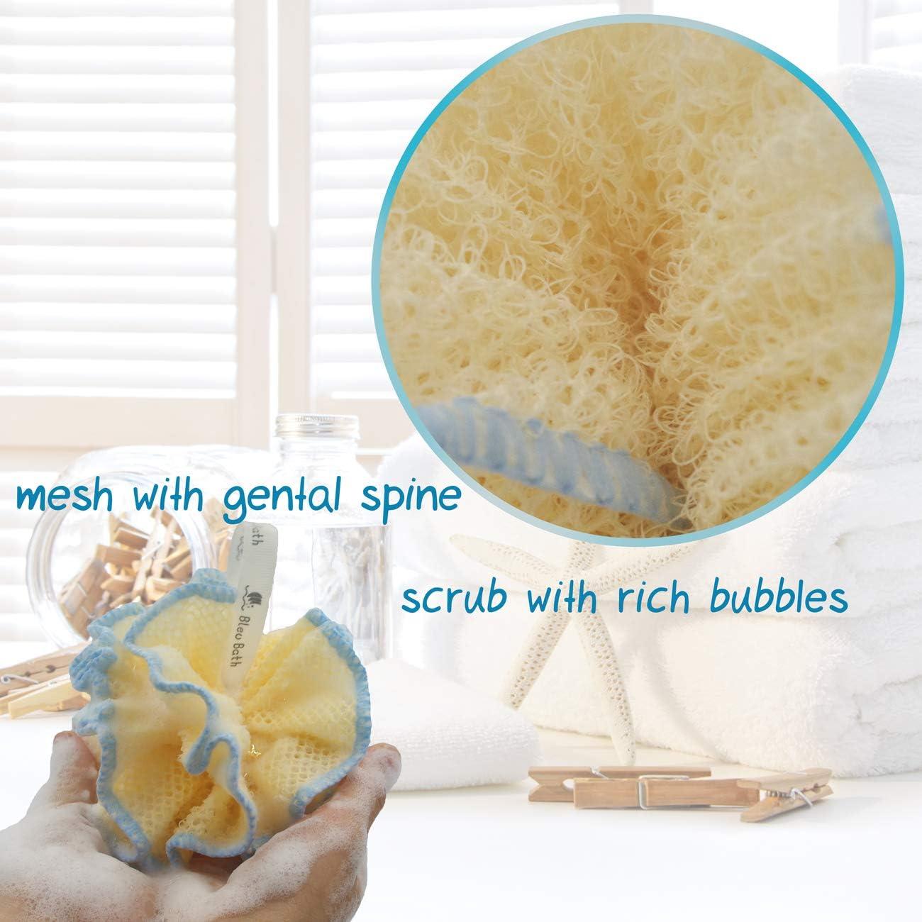 Esponja Exfoliante Bleu Bath XL 4 Piezas para Cuerpo