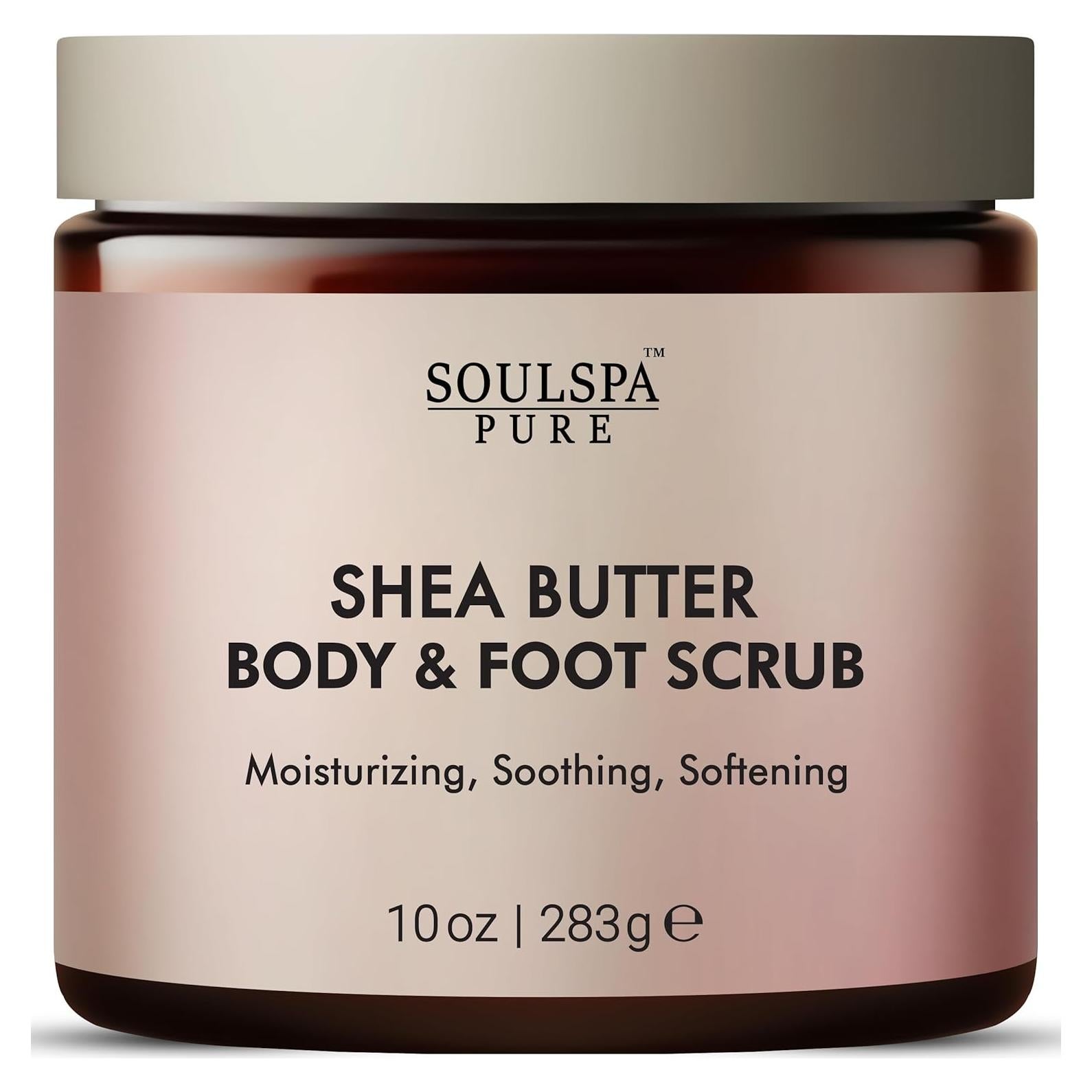 Exfoliante Corporal y para Pies SOULSPA Manteca de Karité 300g