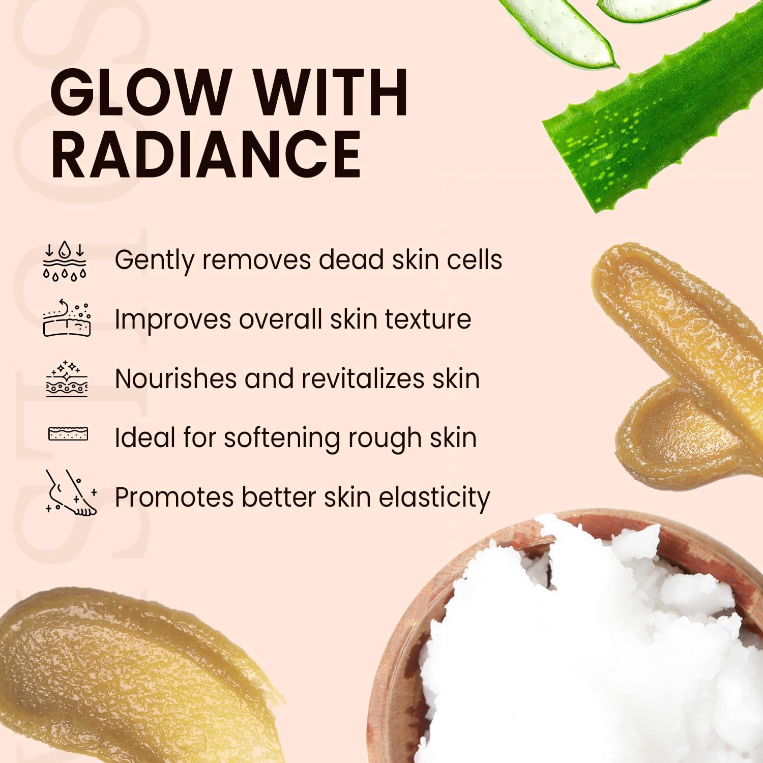 Exfoliante Corporal y para Pies SOULSPA Manteca de Karité 300g