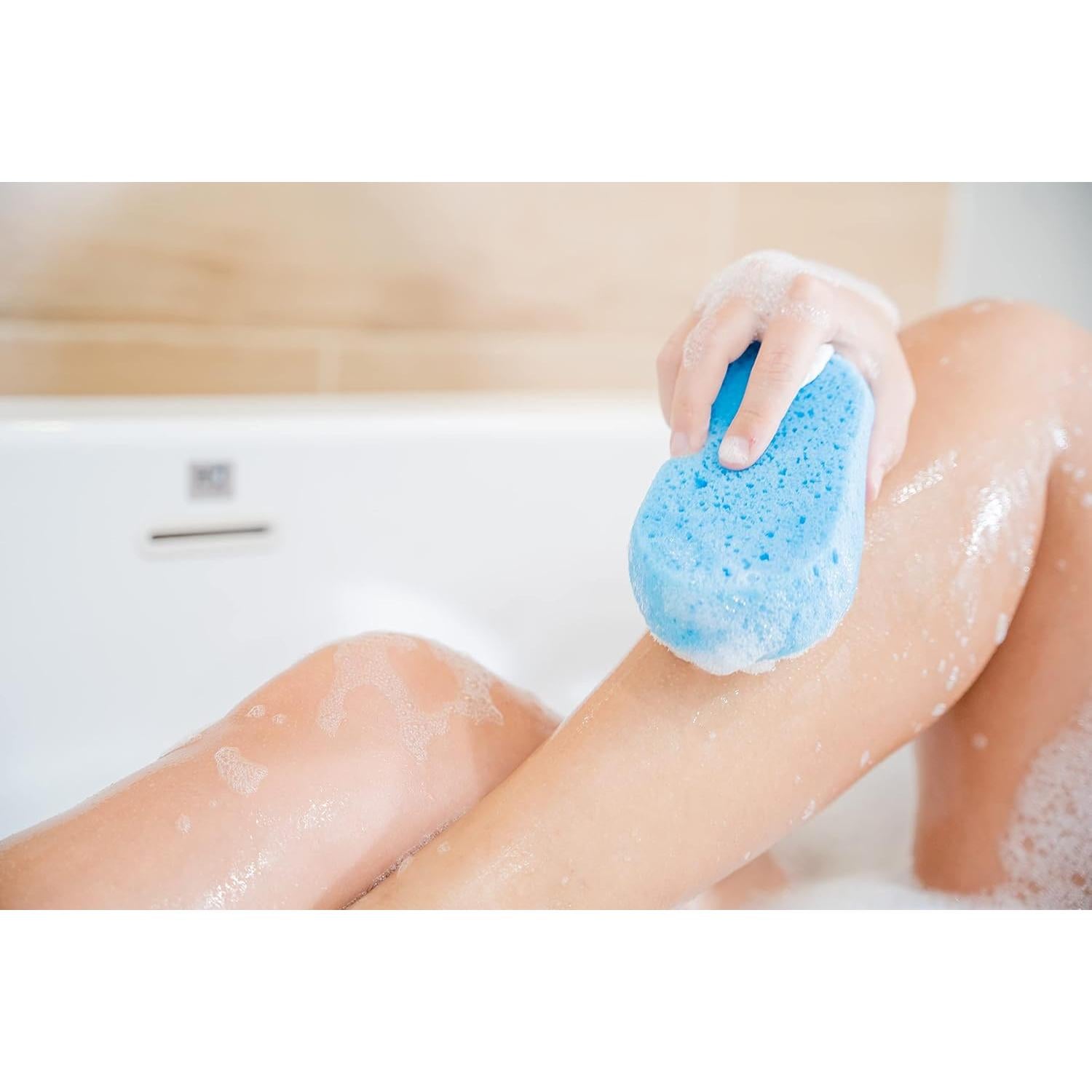 Esponja de Baño Exfoliante Doble Cara MR. SPONGE 4 Pzas