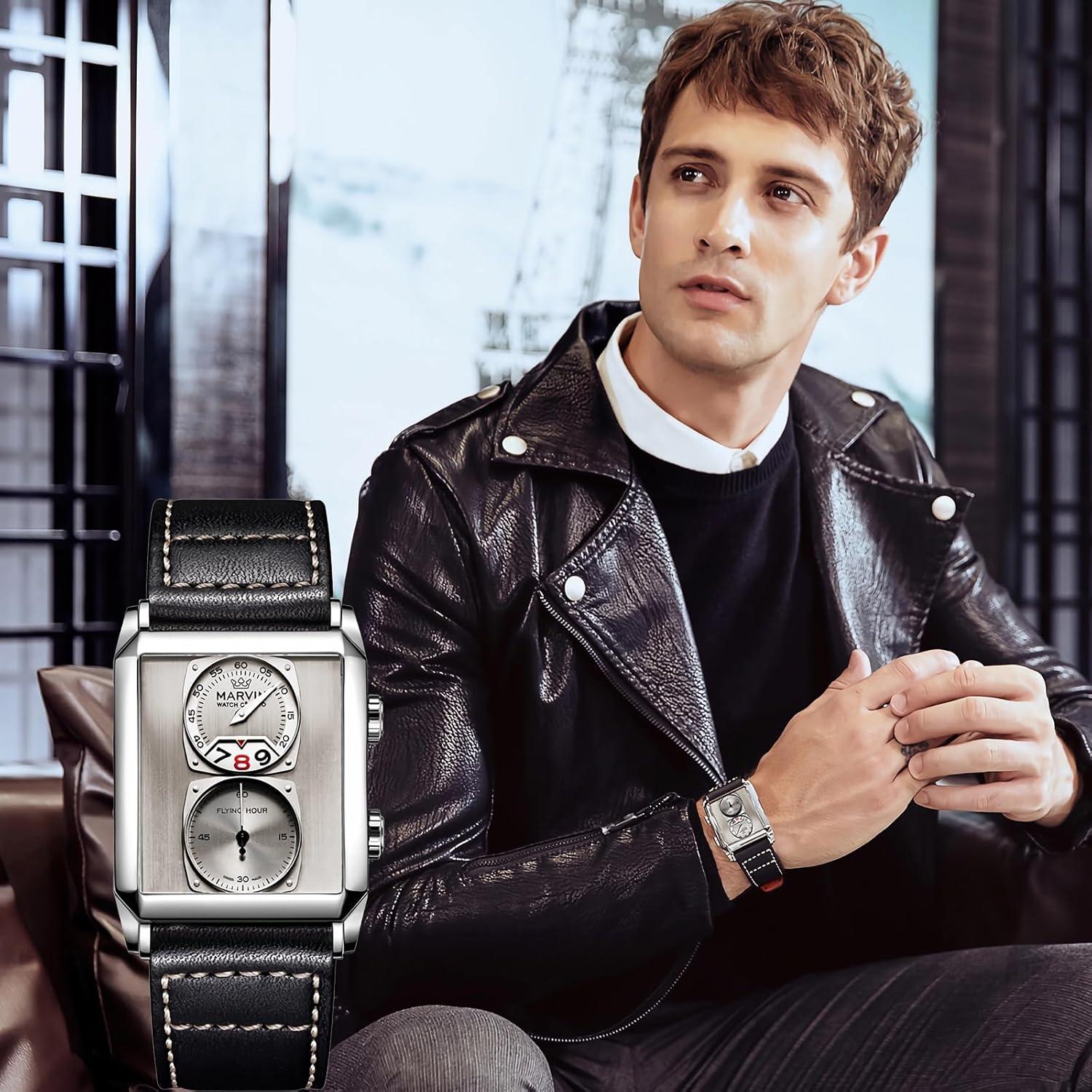 Reloj Marvin para hombres acero inoxidable 30x50mm cuarzo