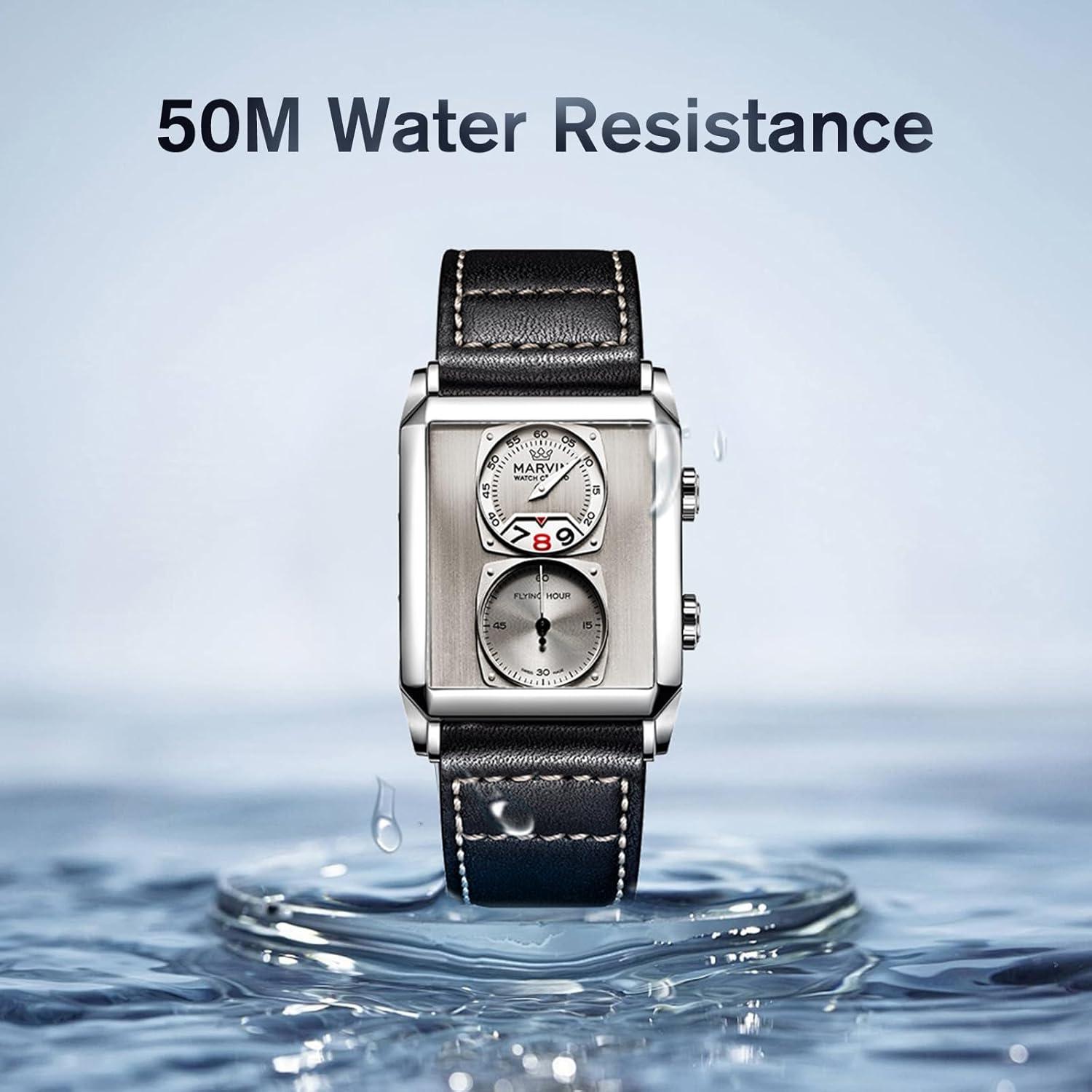 Reloj Marvin para hombres acero inoxidable 30x50mm cuarzo