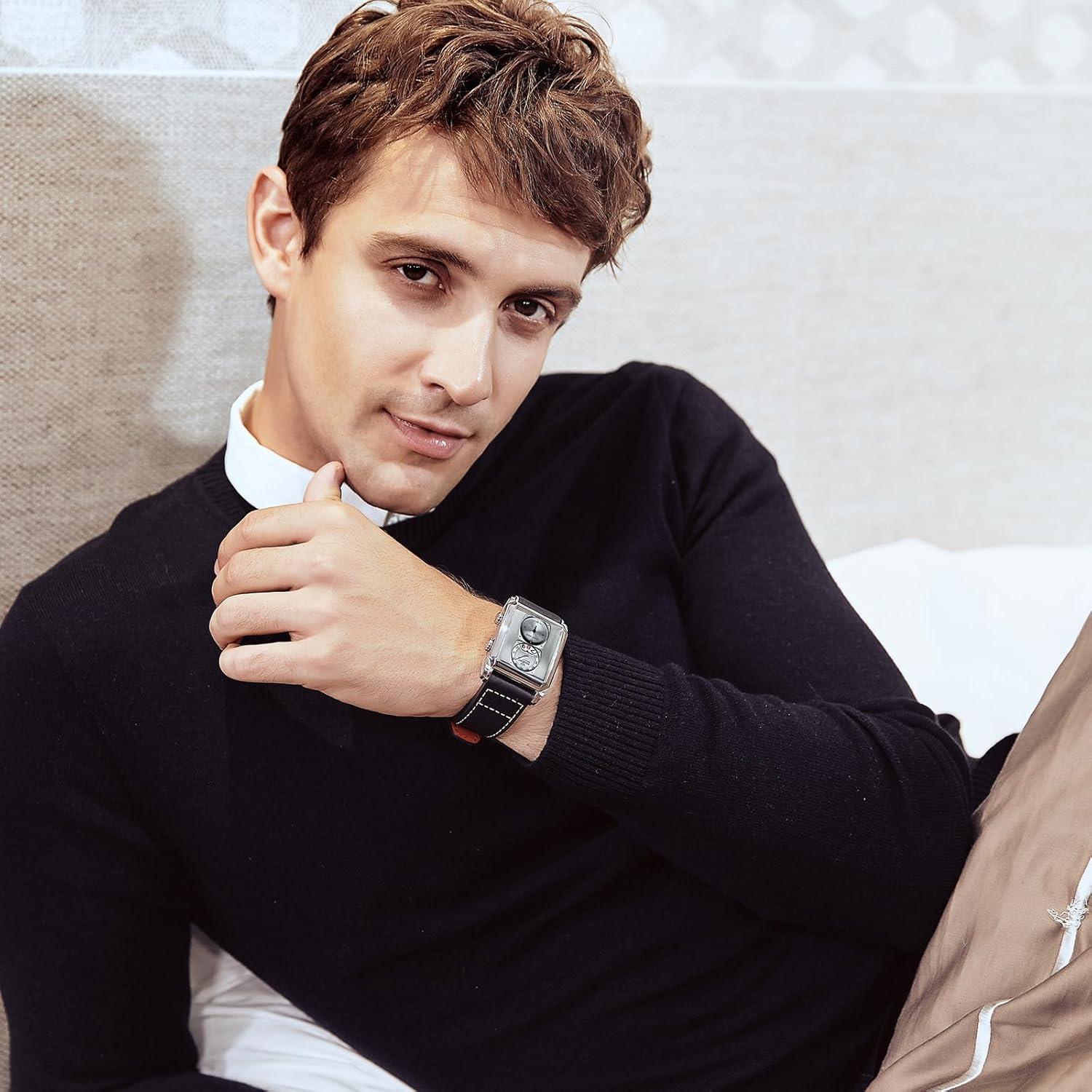 Reloj Marvin para hombres acero inoxidable 30x50mm cuarzo