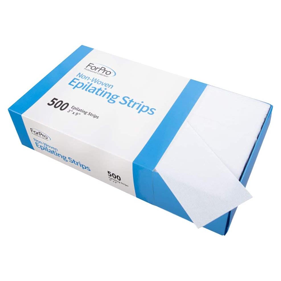 Tiras de Epilación No Tejidas ForPro 500 Cuentas 7,62x22,86cm