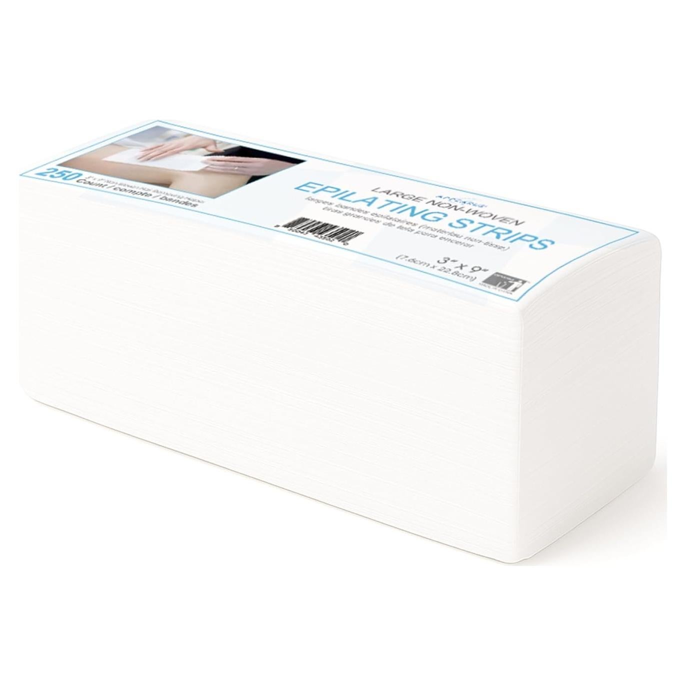 Tiras de Cera No Tejidas Appearus 250 Unidades 90gsm