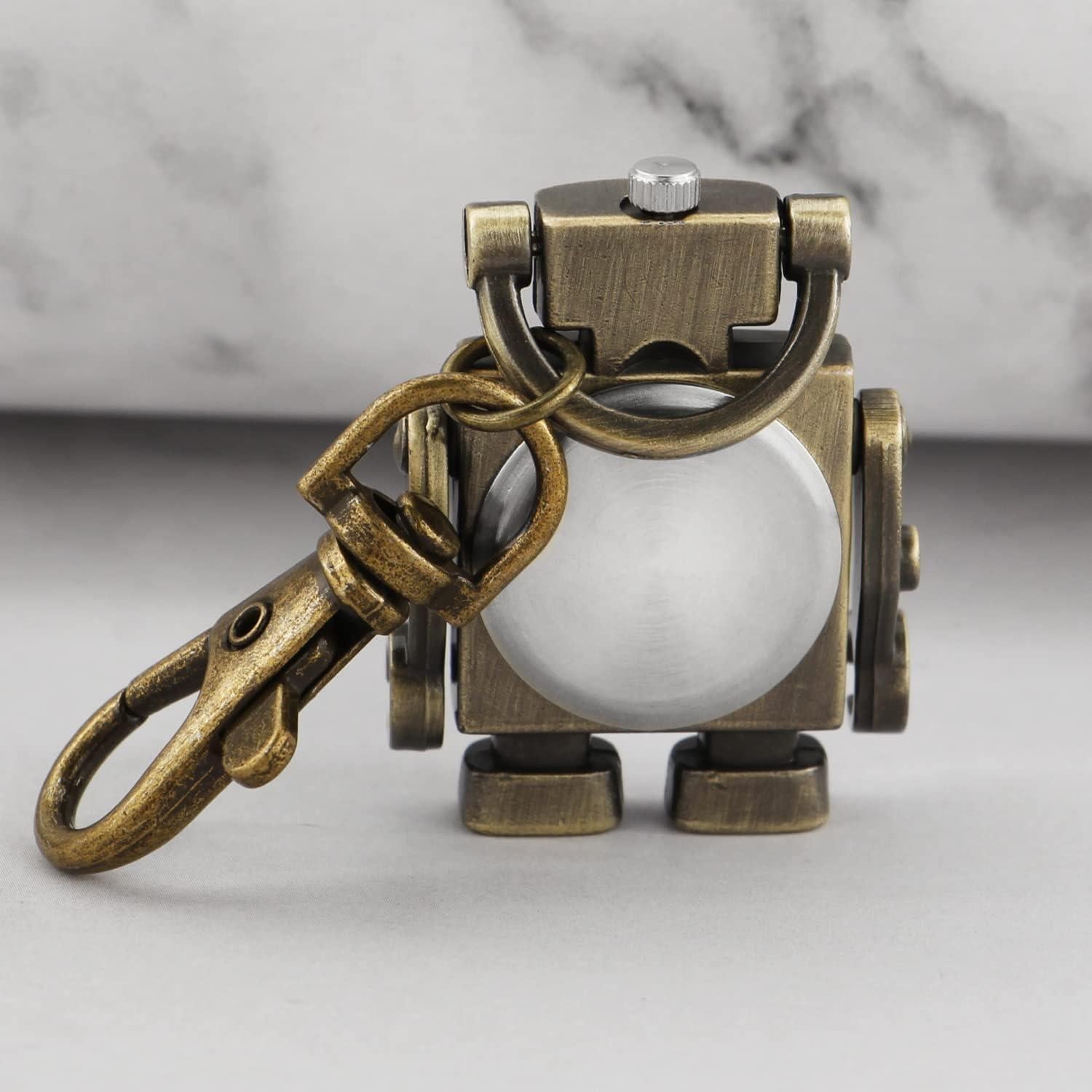 Reloj de bolsillo de cuarzo Realpoo con cadena y diseño único