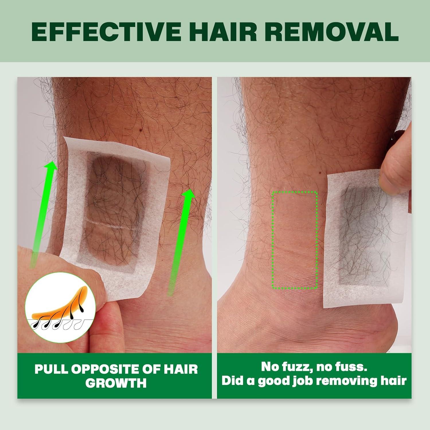 Tiras de Cera Depilatorias Wokaar 32 Unidades Piel Sensible