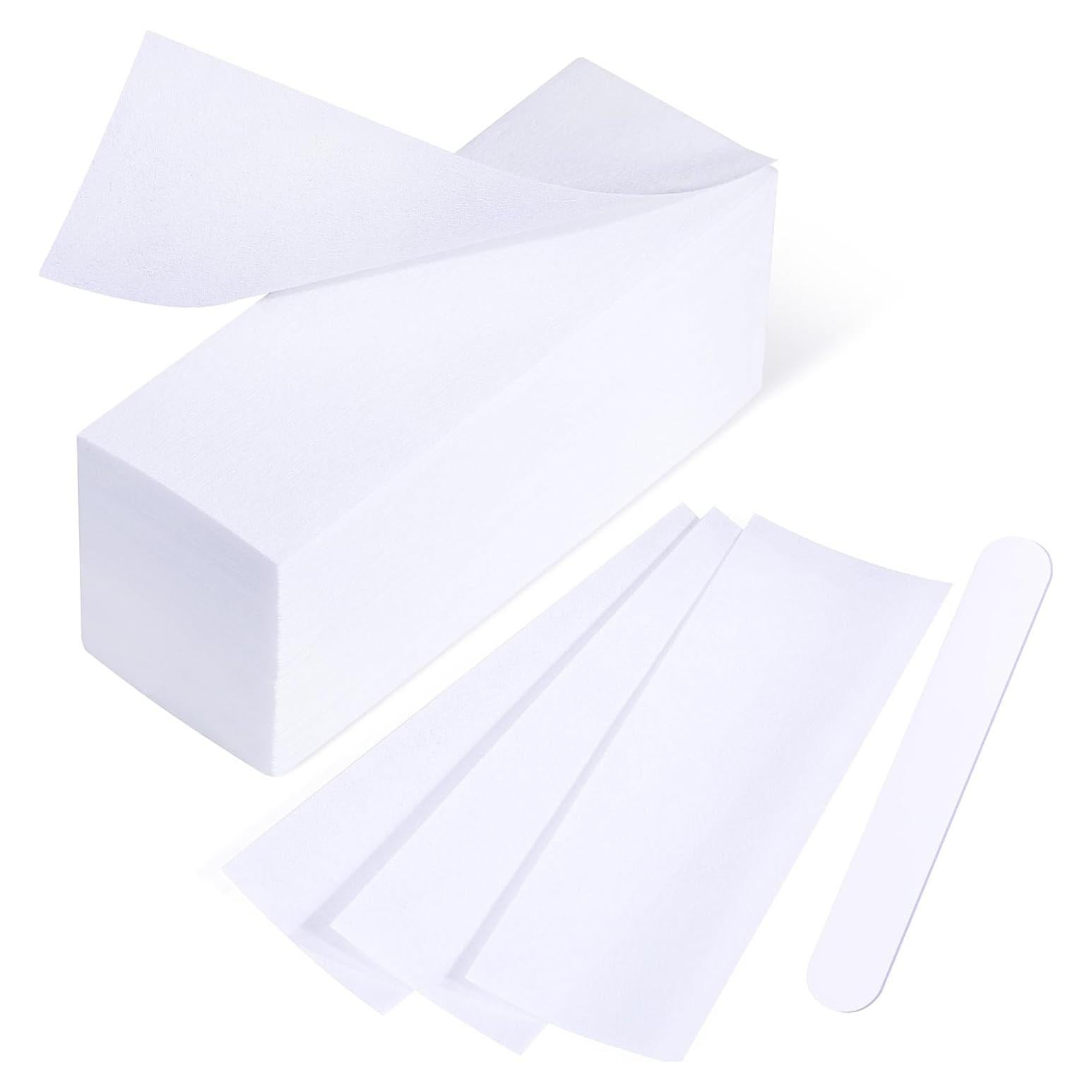 200 Tiras de Cera No Tejidas Mirucoo para Depilación