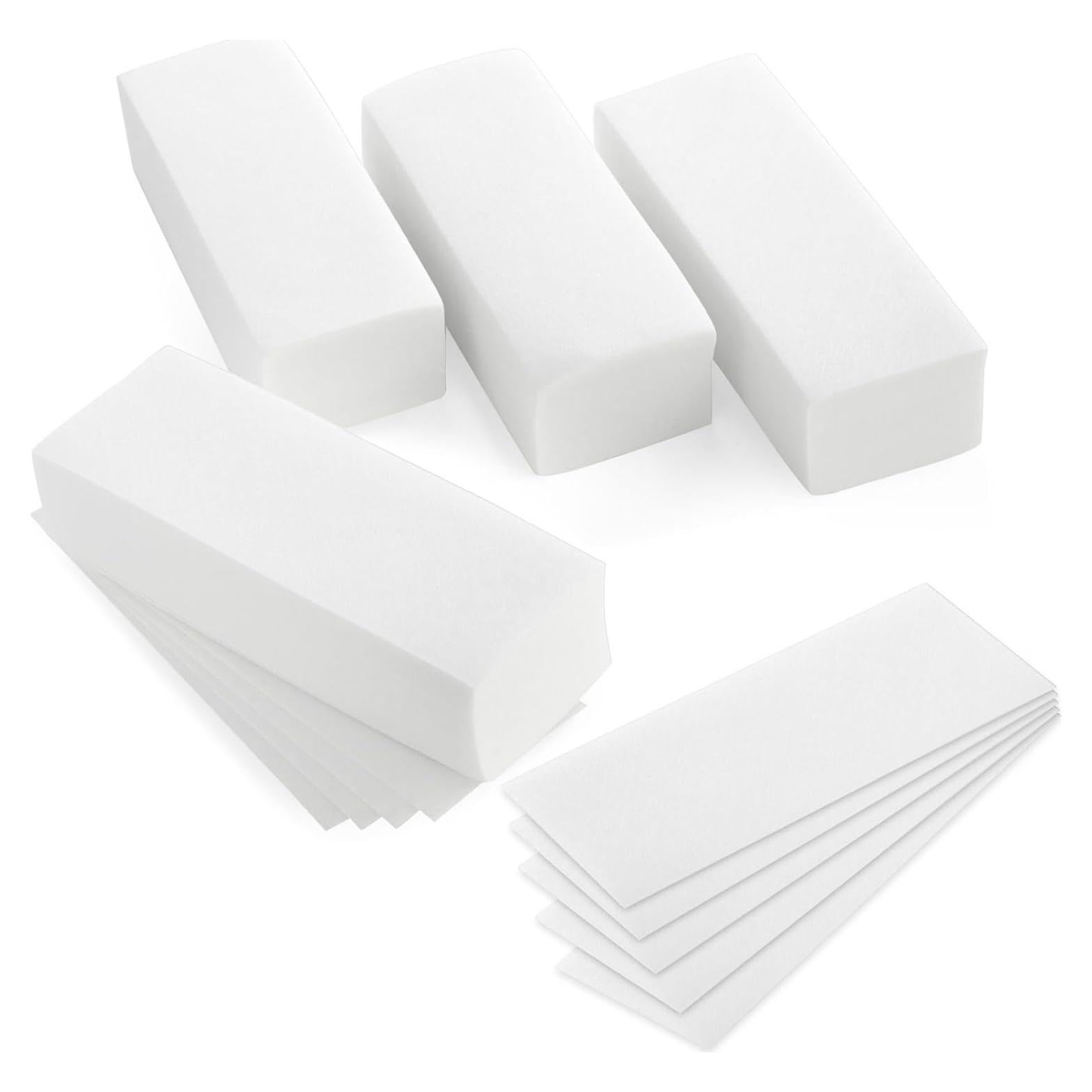 Tiras de Cera Depilatoria Juvale 400 Unidades 19.94x6.86 cm