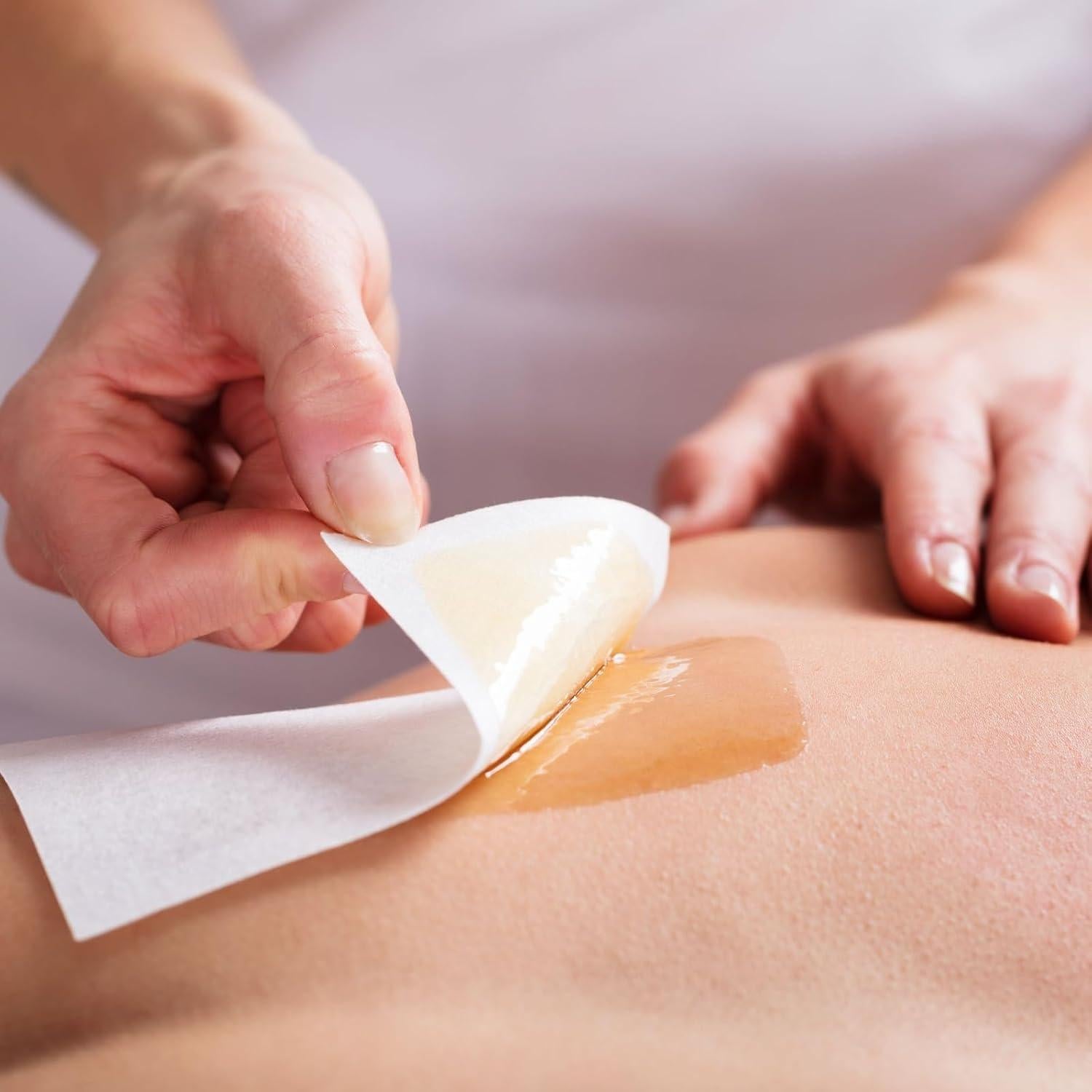 Tiras de Cera Depilatoria Juvale 400 Unidades 19.94x6.86 cm