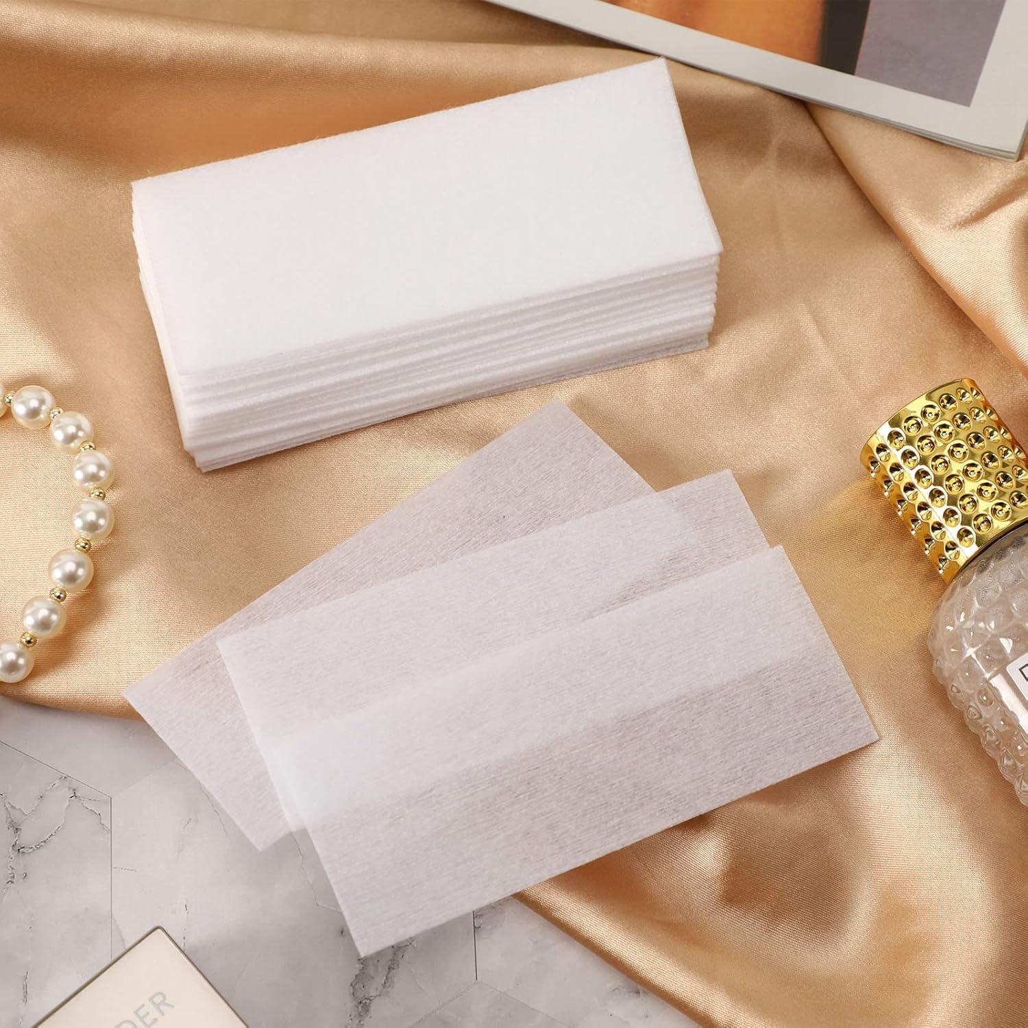 Tiras de Cera Depilación SEPGLITTER 300 Piezas 4 x 10 cm