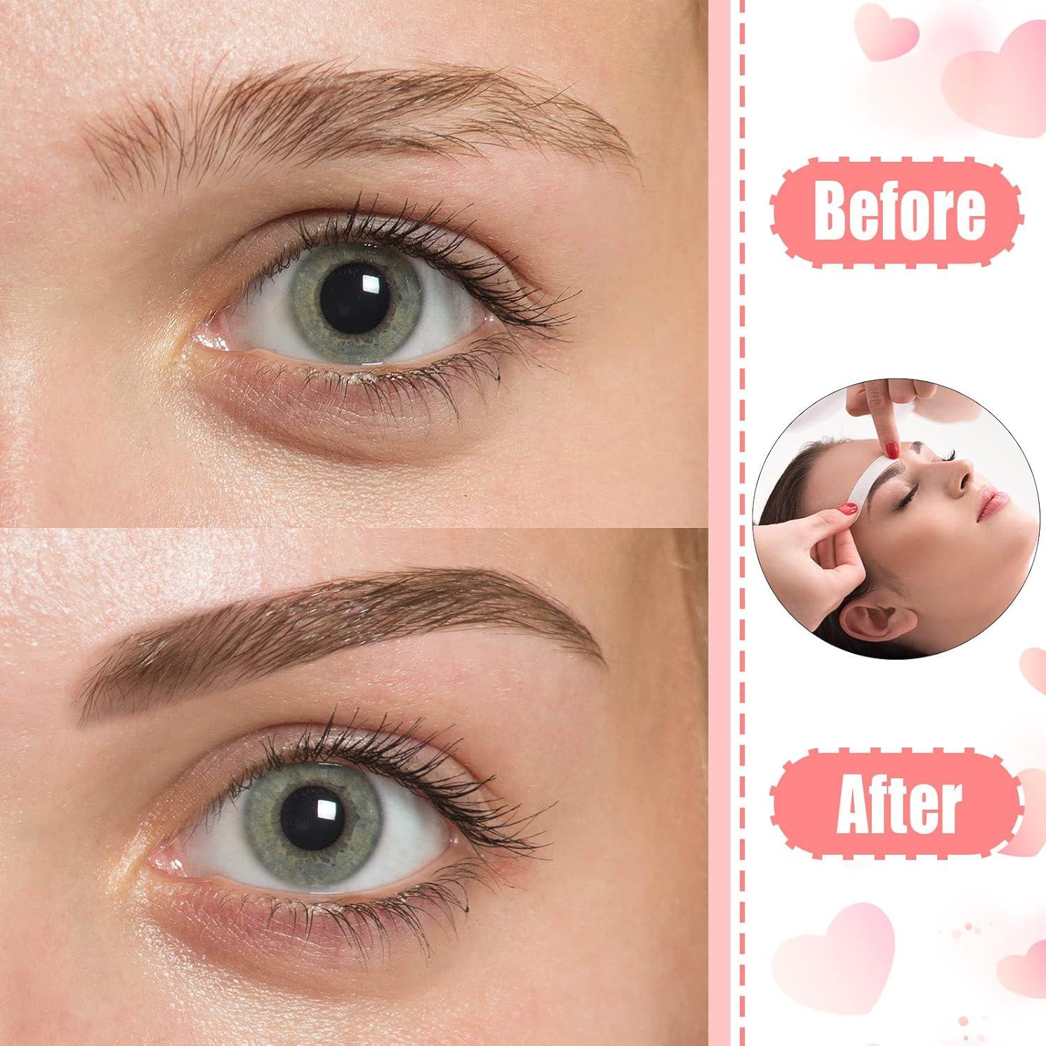 Kit de Cintas de Cera para Cejas Maitys 200 Piezas 1x6 cm