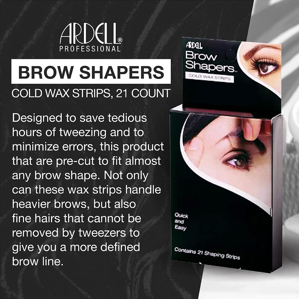Tiras de Cera Fría Ardell para Cejas - 21 Unidades