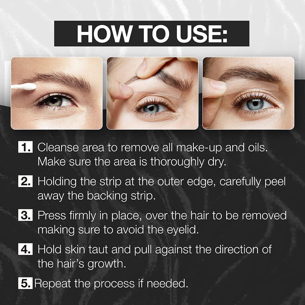 Tiras de Cera Fría Ardell para Cejas - 21 Unidades