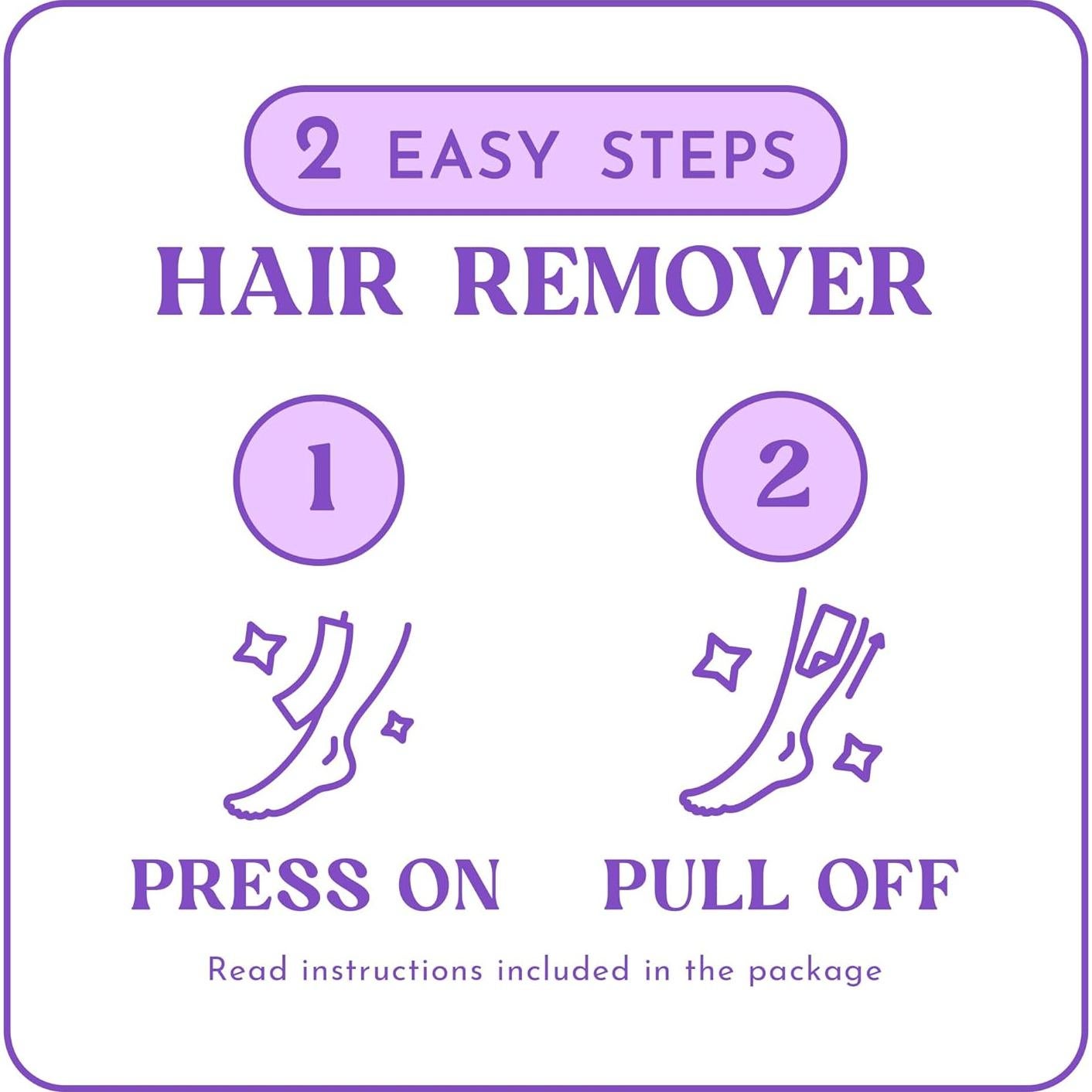 Tiras de Cera MOOM con Manzanilla y Lavanda - 10 Tiras